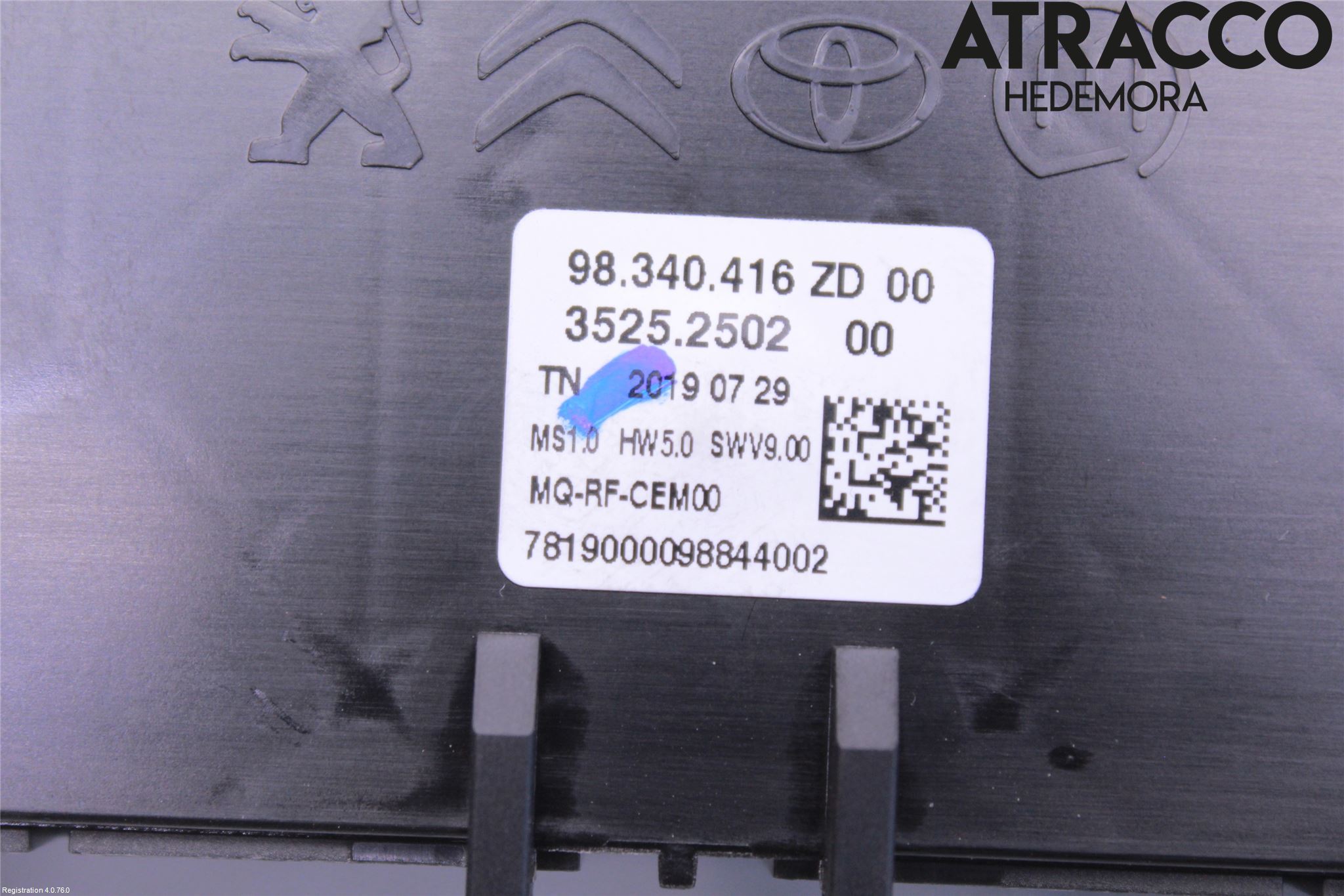 Citroen BERLINGO/E-BERLINGO 19- Ac Styrenhet Ac Manöveren