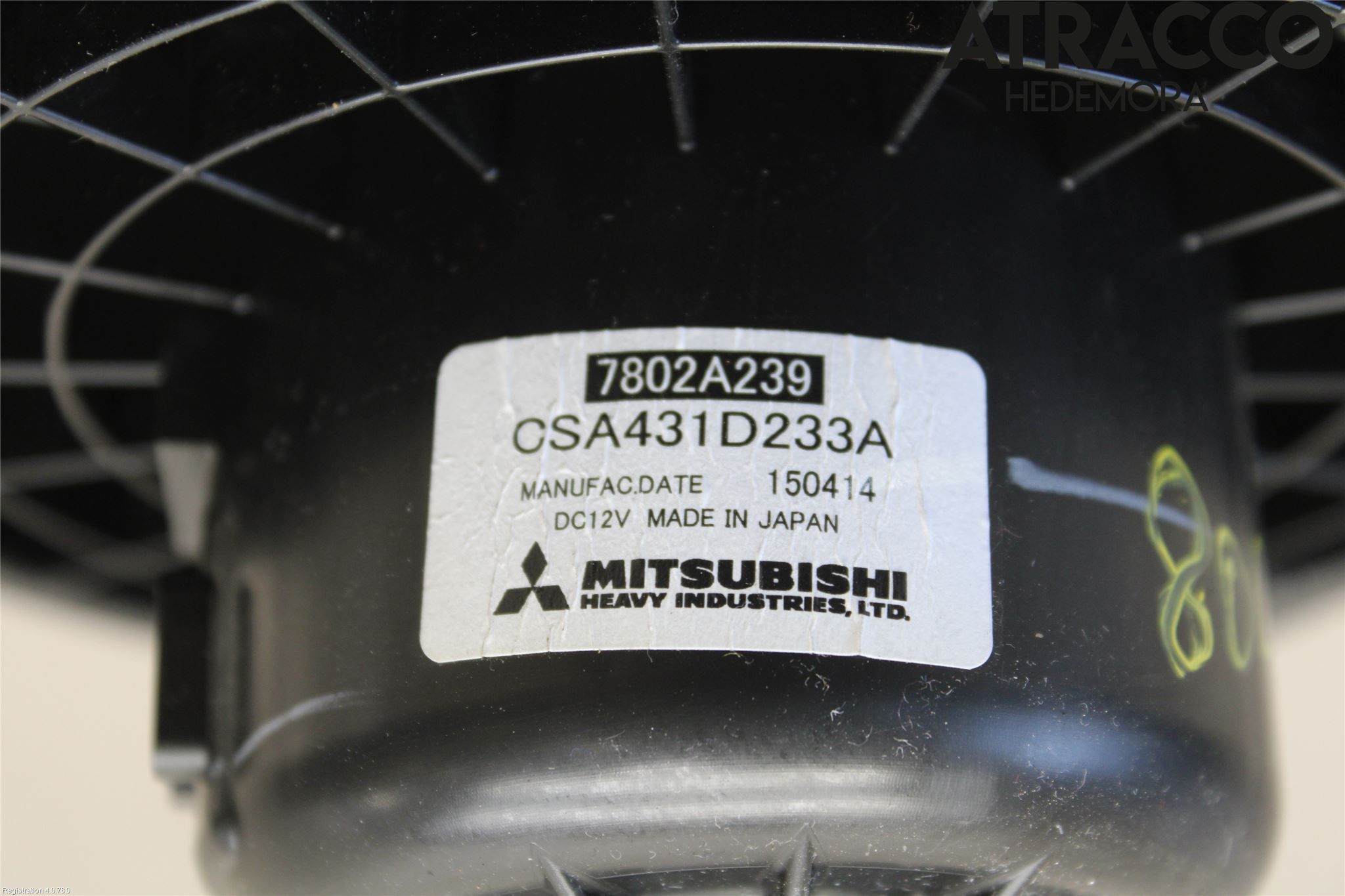 Mitsubishi ASX 10-22 Ac Värmefläkt