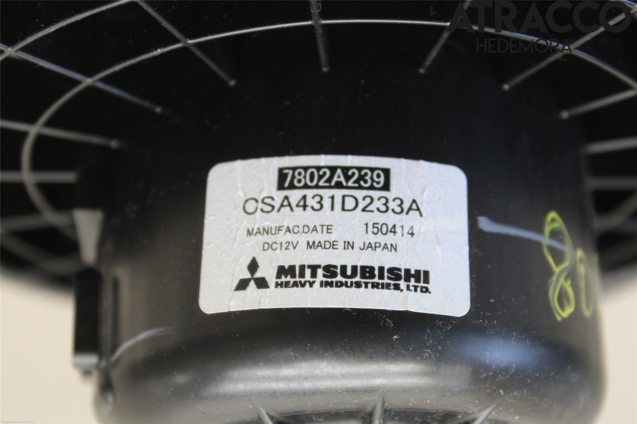 Mitsubishi ASX 10-22 Ac Värmefläkt