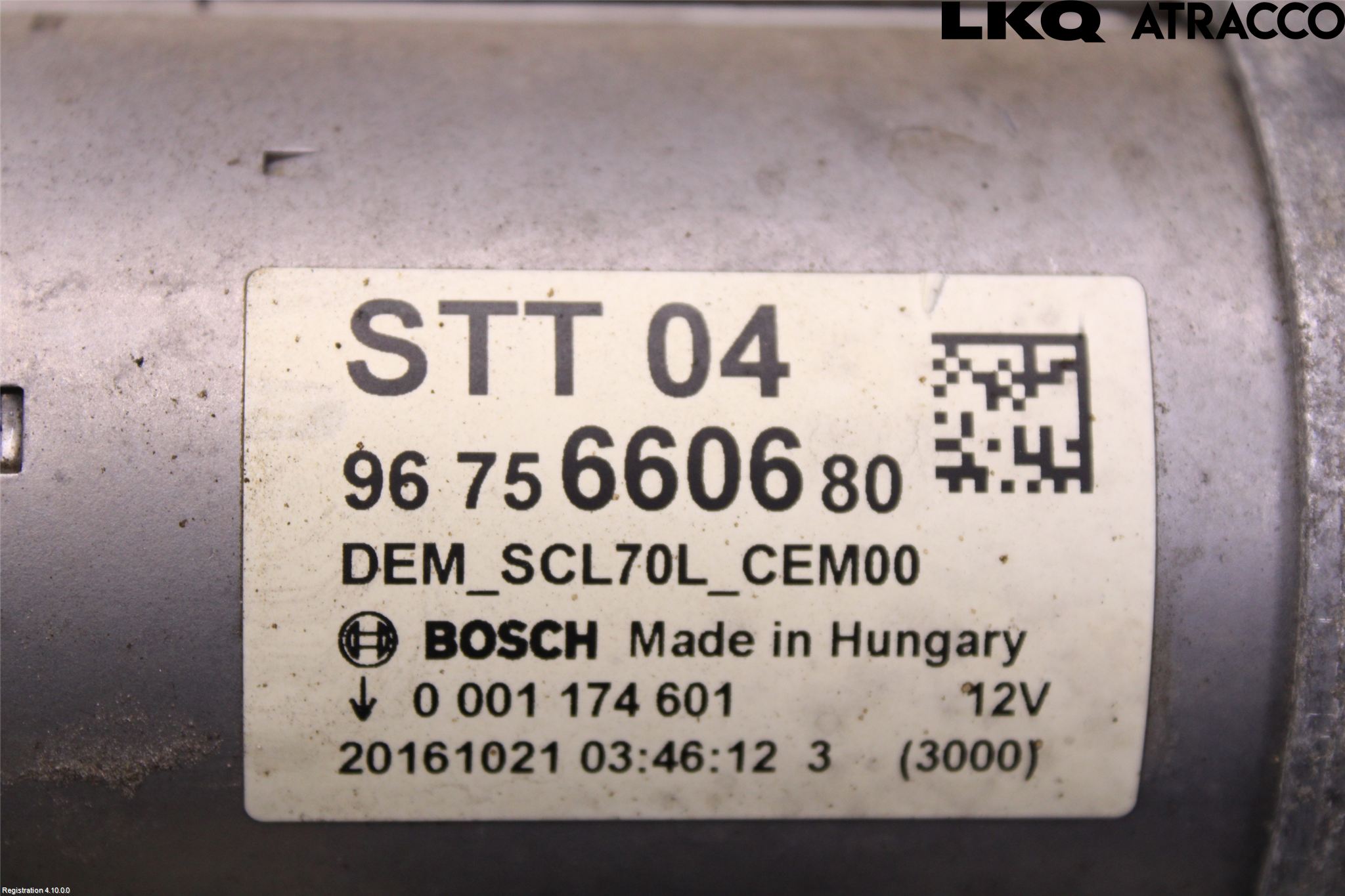 Citroen BERLINGO 08-18 Startmotor Diesel