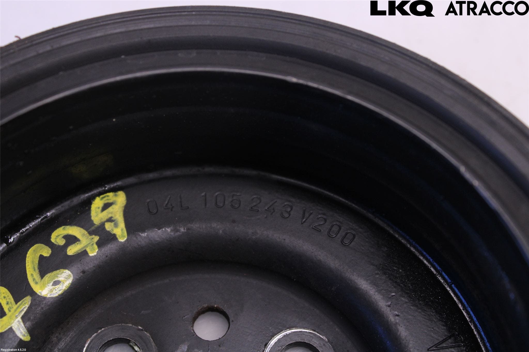 Volkswagen VW GOLF / E-GOLF VII 13-20 Remskiva