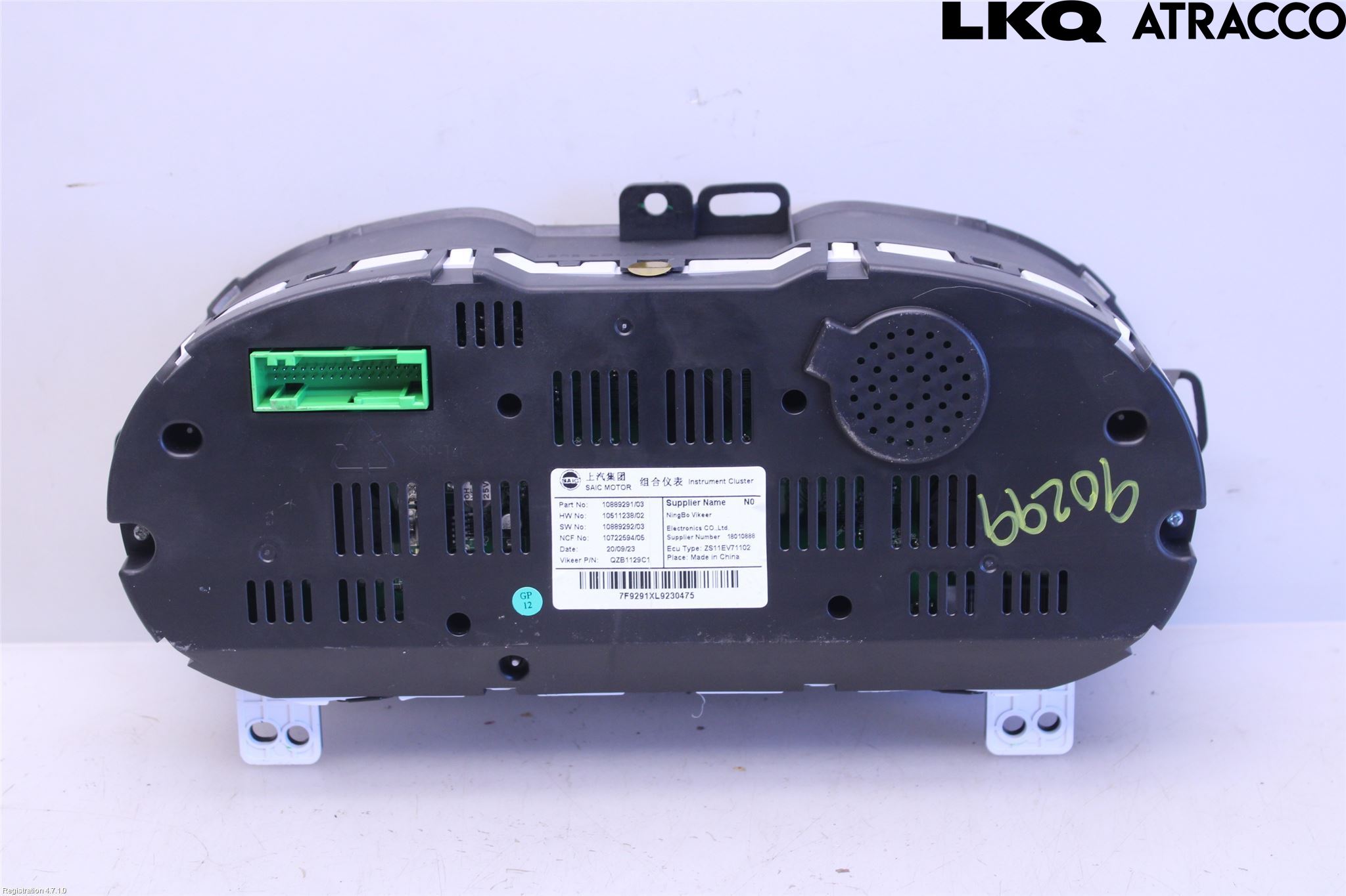 MG ZS EV 20- Instrument Komb