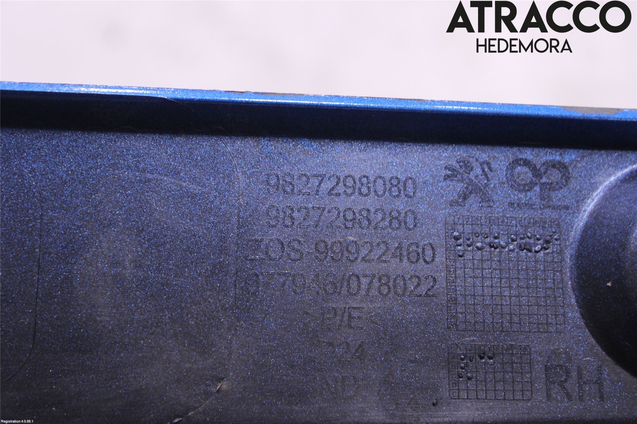 Peugeot 2008/E-2008 20- Stötfångardel Bak Hö