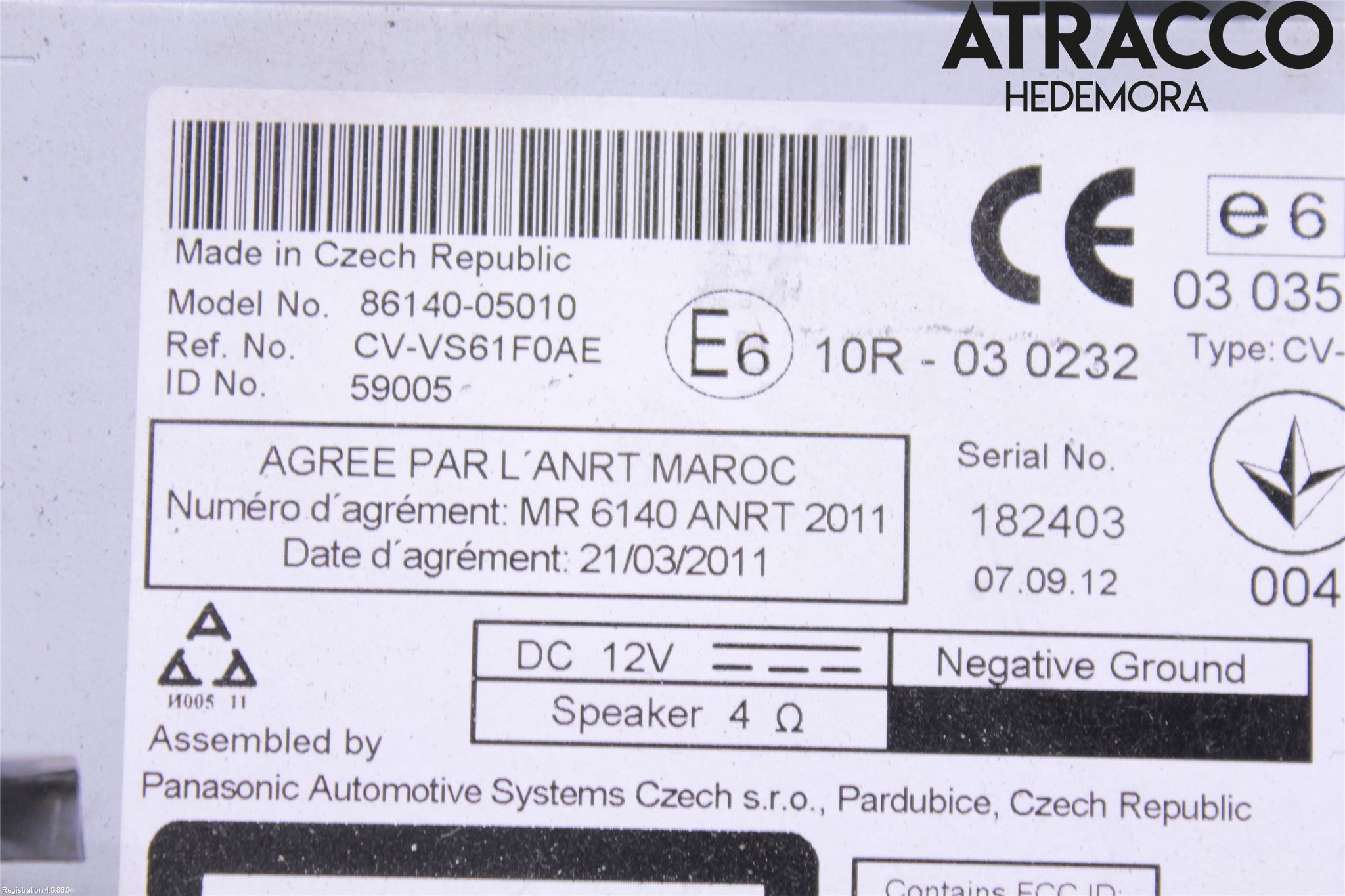 Toyota AVENSIS 09-15 Cd Radio - Multimediapanel