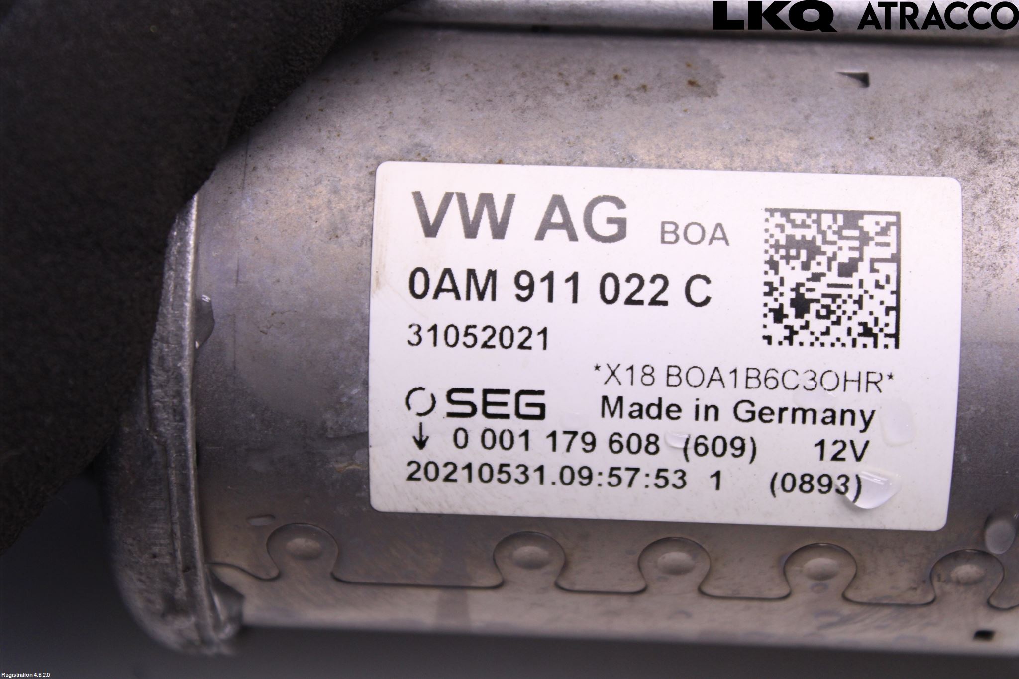 Volkswagen VW PASSAT 15-19 Startmotor