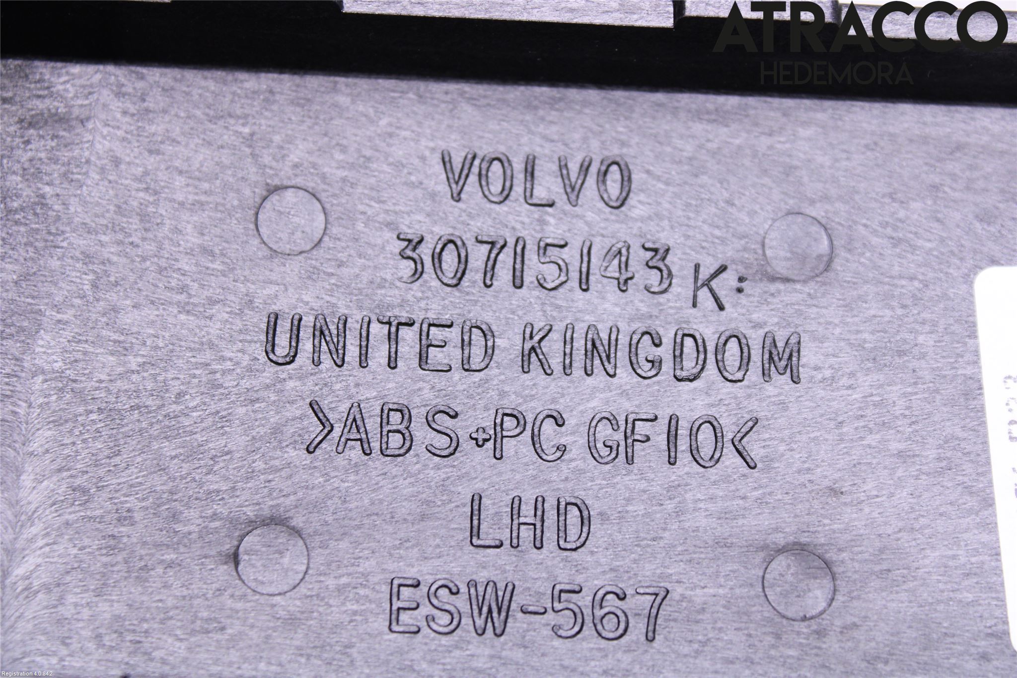 Volvo V70 08-13 Defrosterkanal-Munstycke