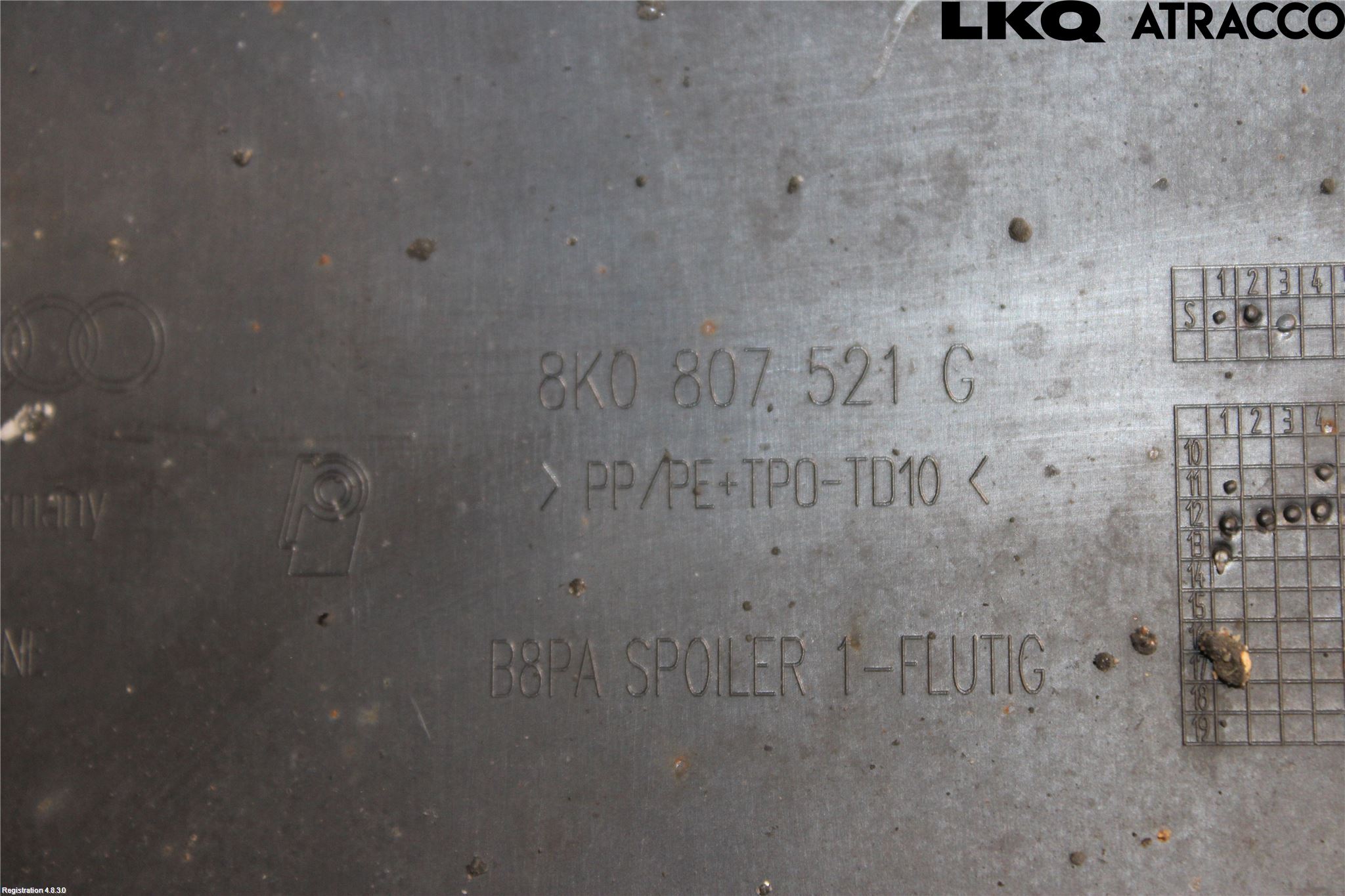 Audi A4 12-15 Spoiler Bak