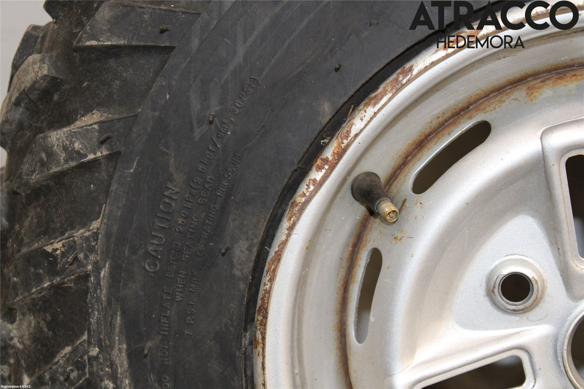 MC och moped ATV YAMAHA Sommardäck Plåtfälg 4St