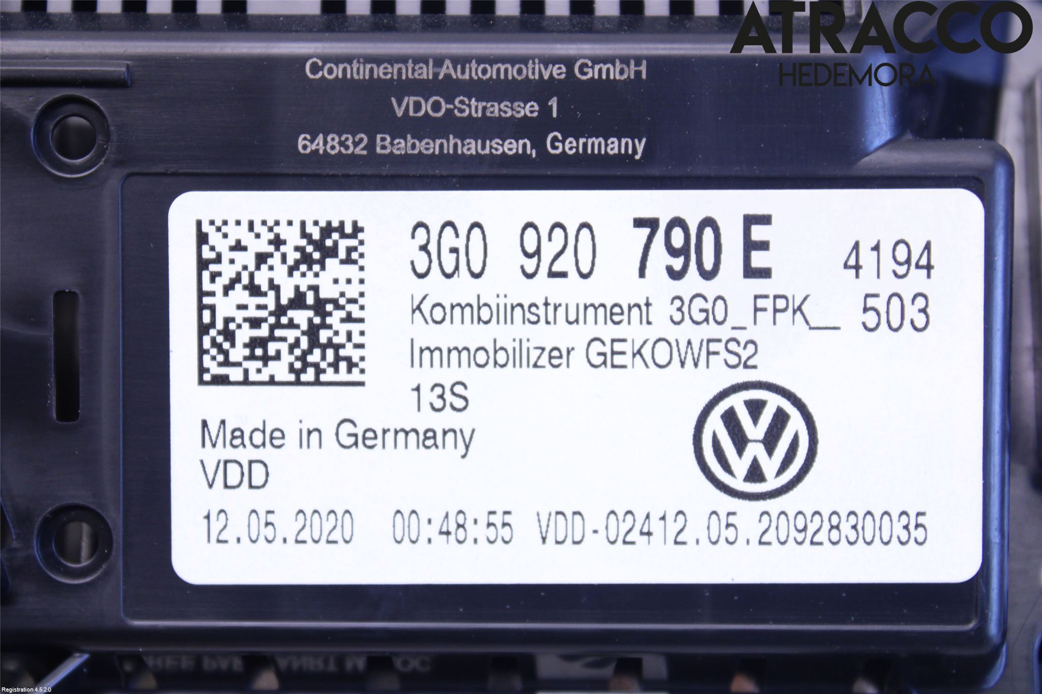 Volkswagen VW TIGUAN ALLSPACE 18- Instrument Komb