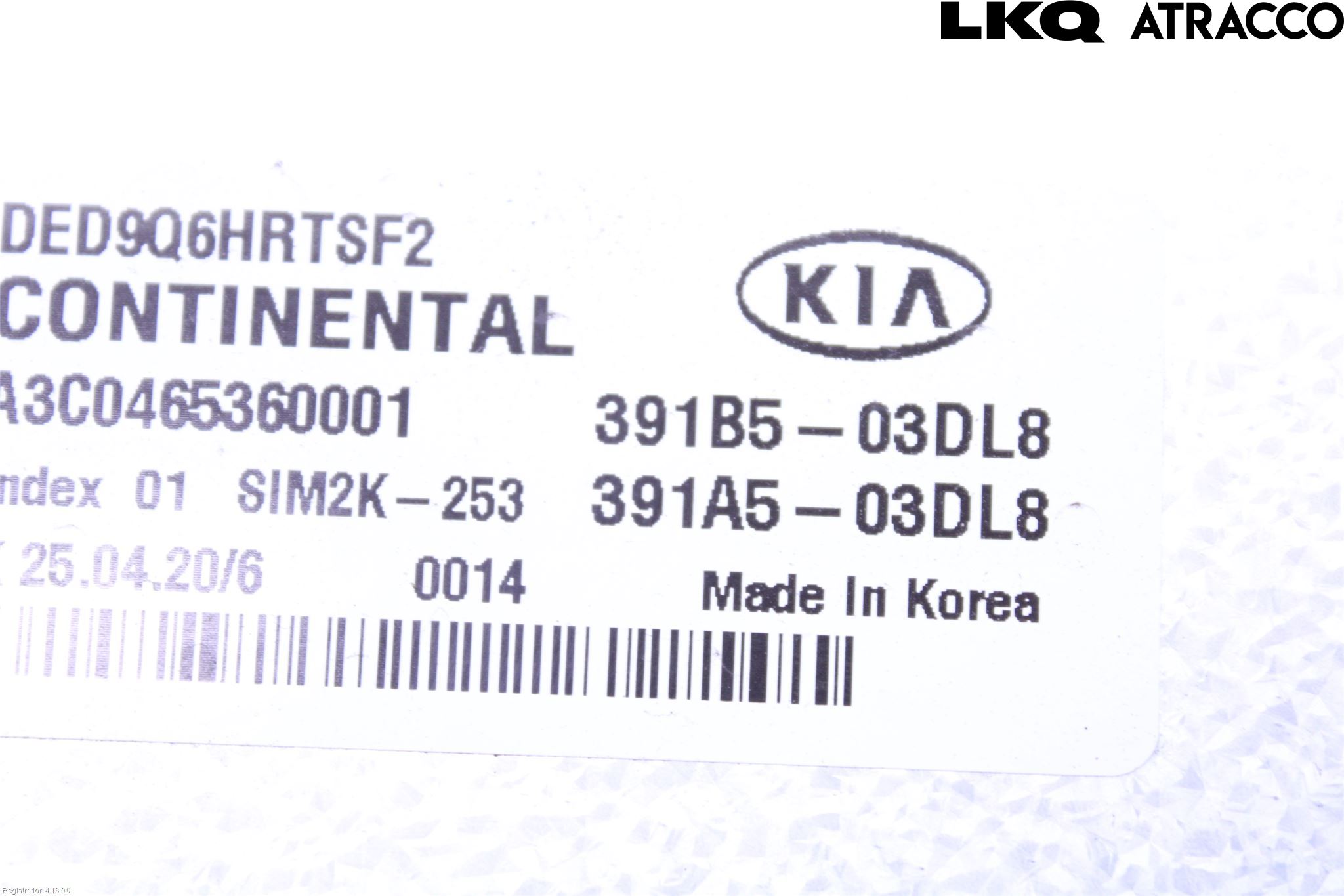 Kia NIRO (DE) 17-22 Styrenhet Insprut Bensin