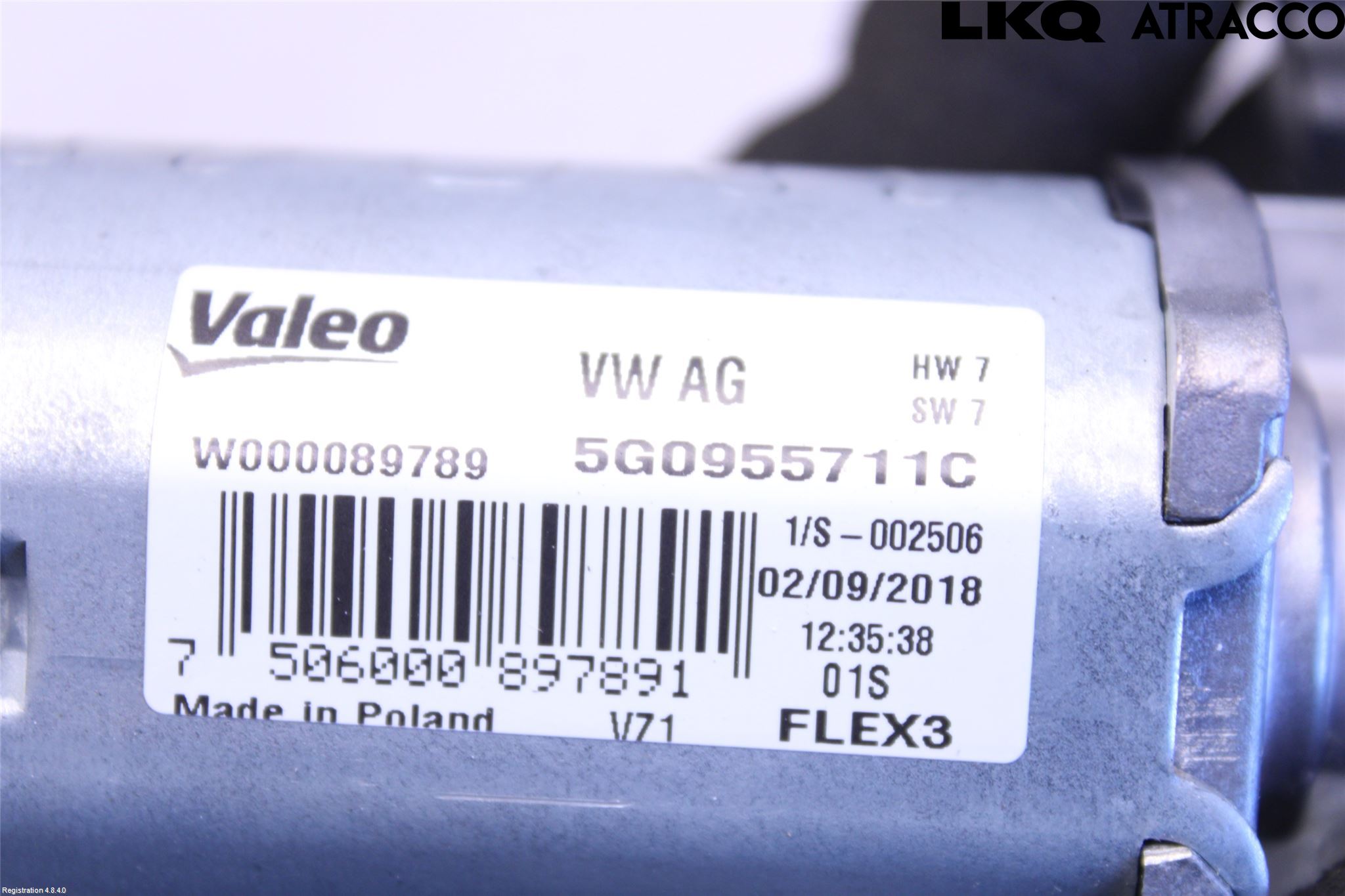 Volkswagen VW TIGUAN 16-24 Torkarmotor Baklucka