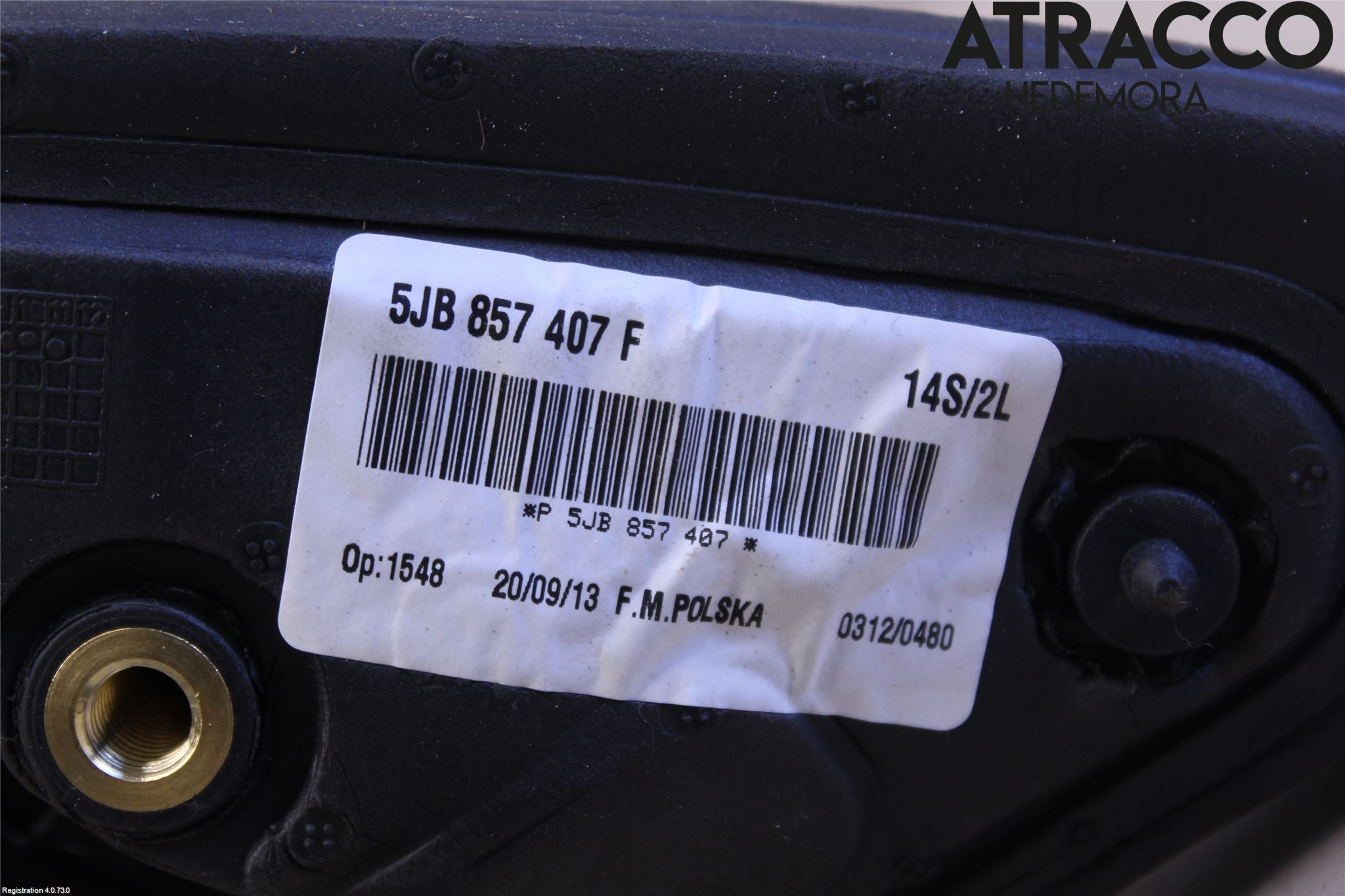 Skoda RAPID Spegel Yttre El Vä