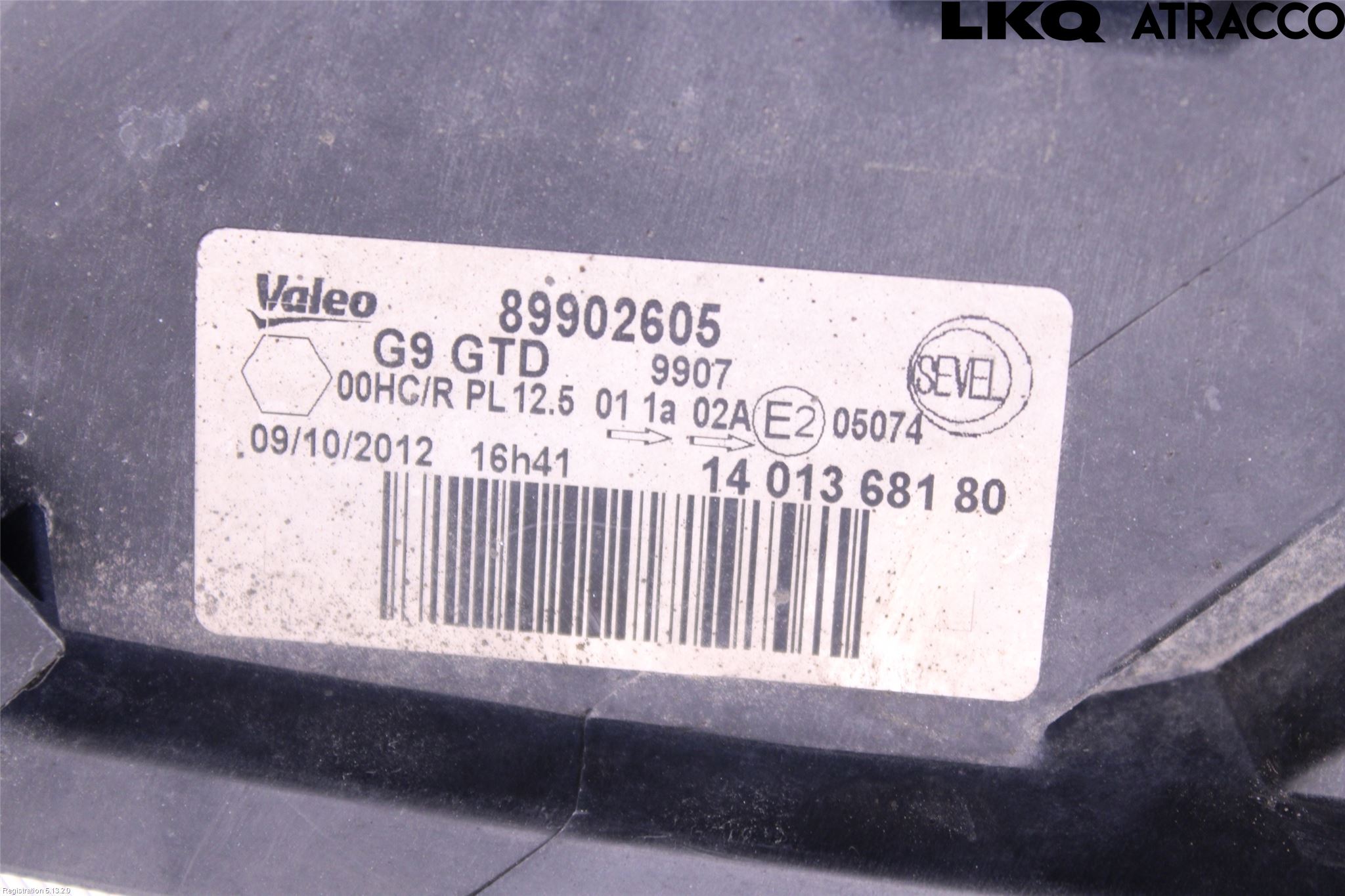 Peugeot EXPERT 15-16 Strålkastare Vänster