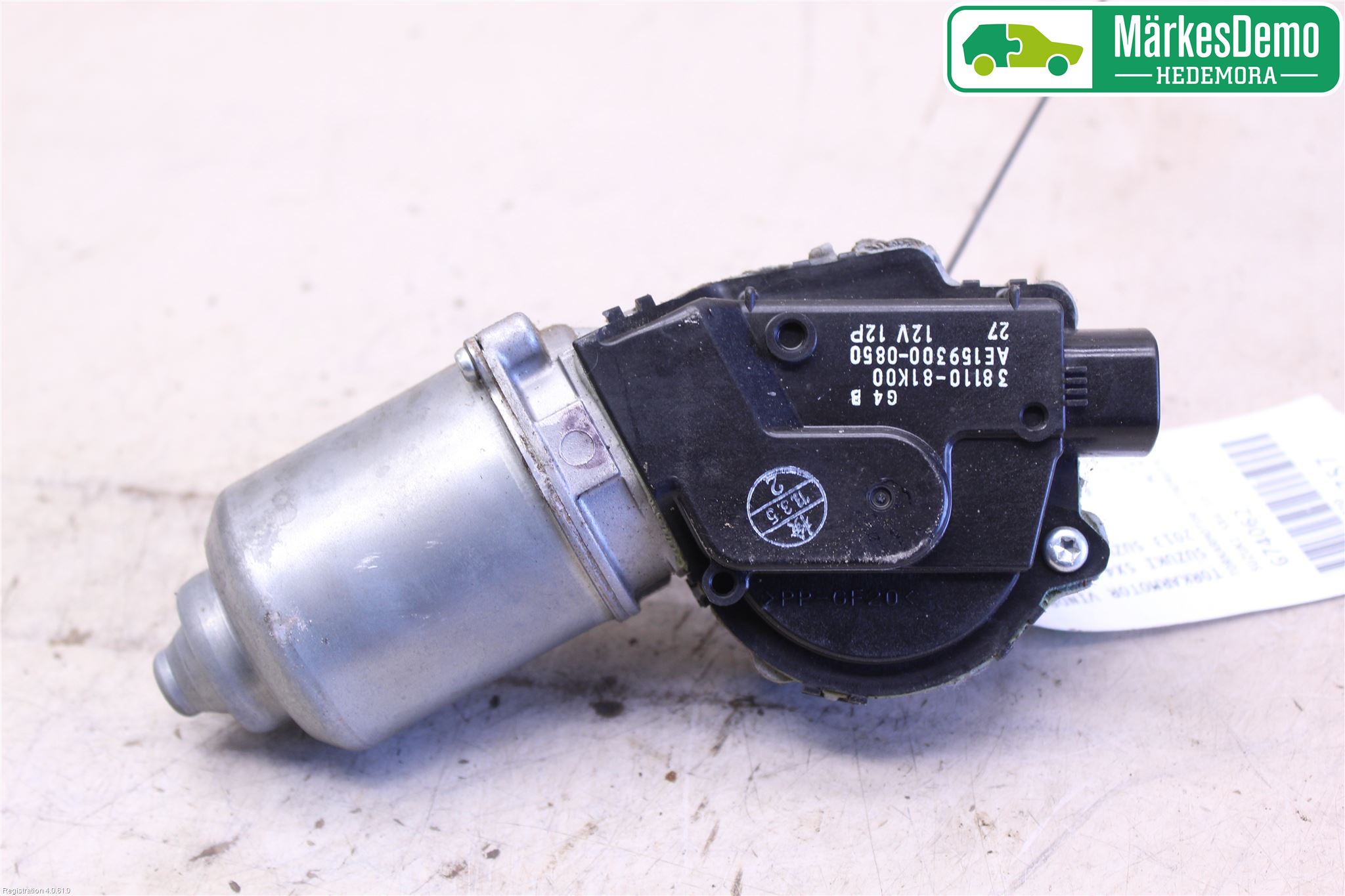 Suzuki SX4 10-13 Torkarmotor Vindruta