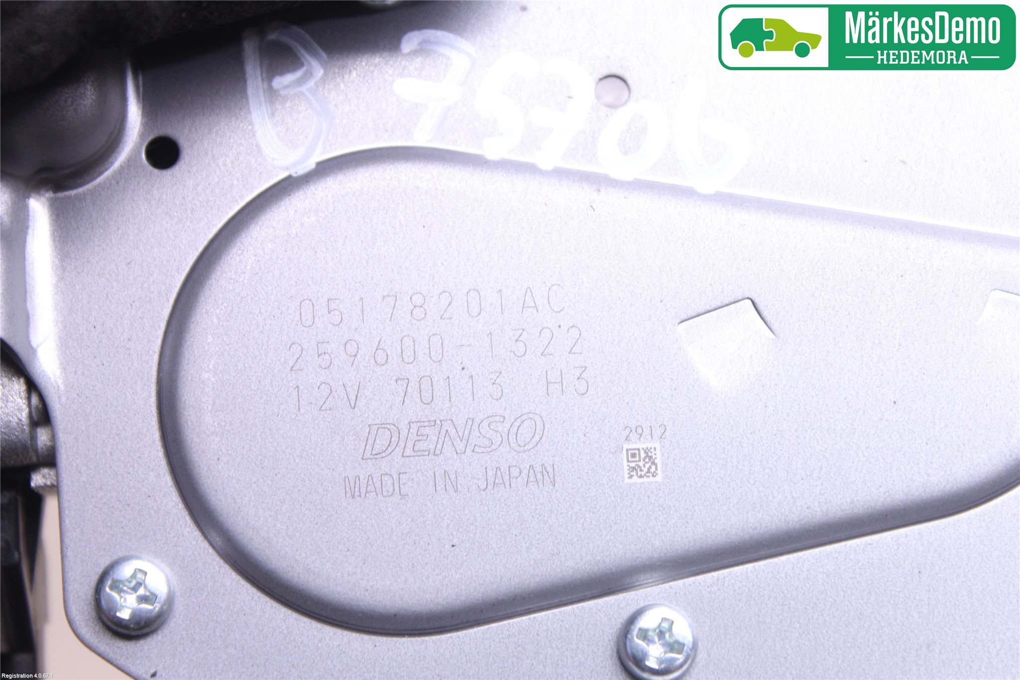 Fiat FREEMONT Torkarmotor Baklucka