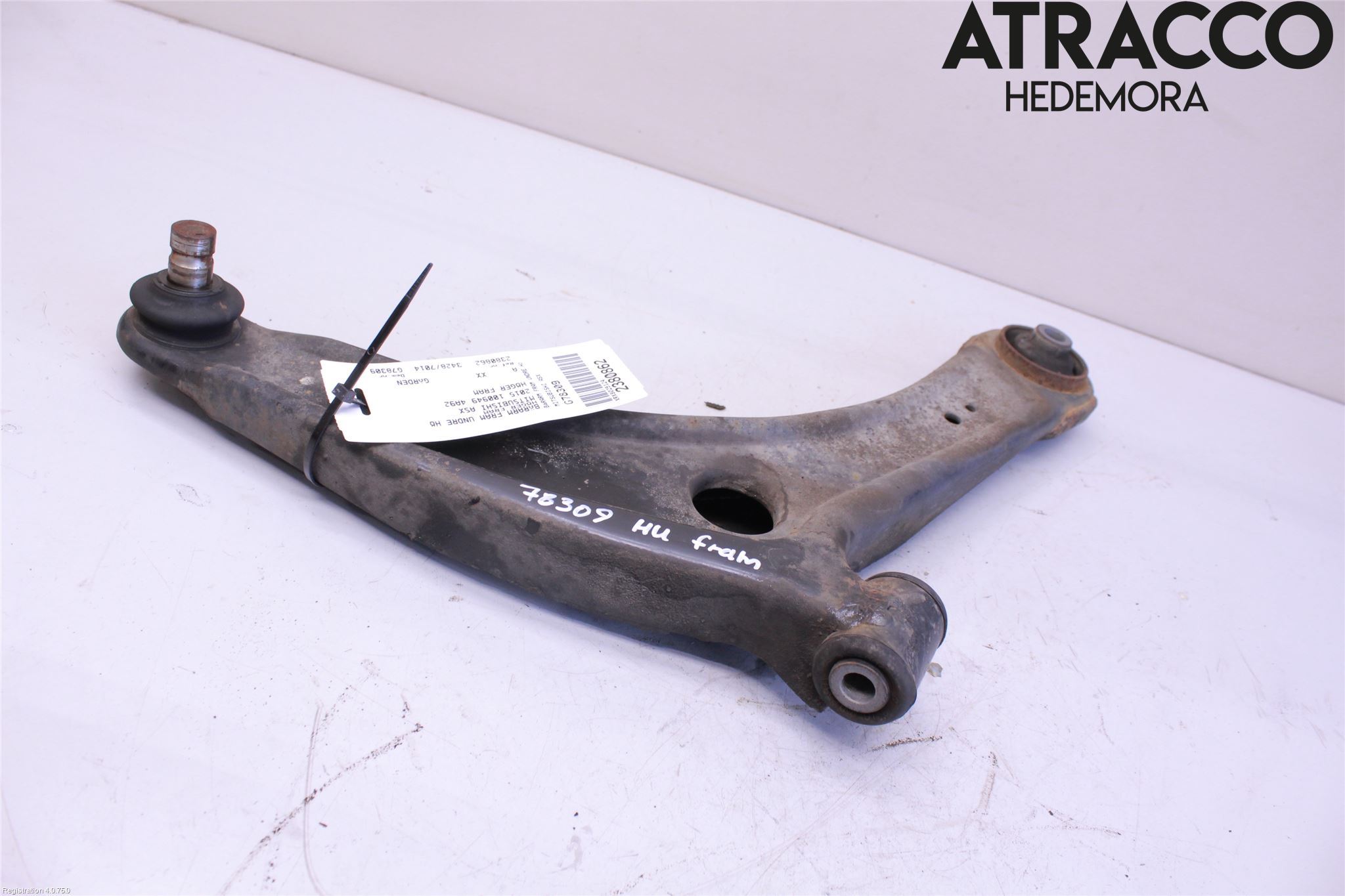 Mitsubishi ASX 10-22 Bärarm Fram Undre Hö