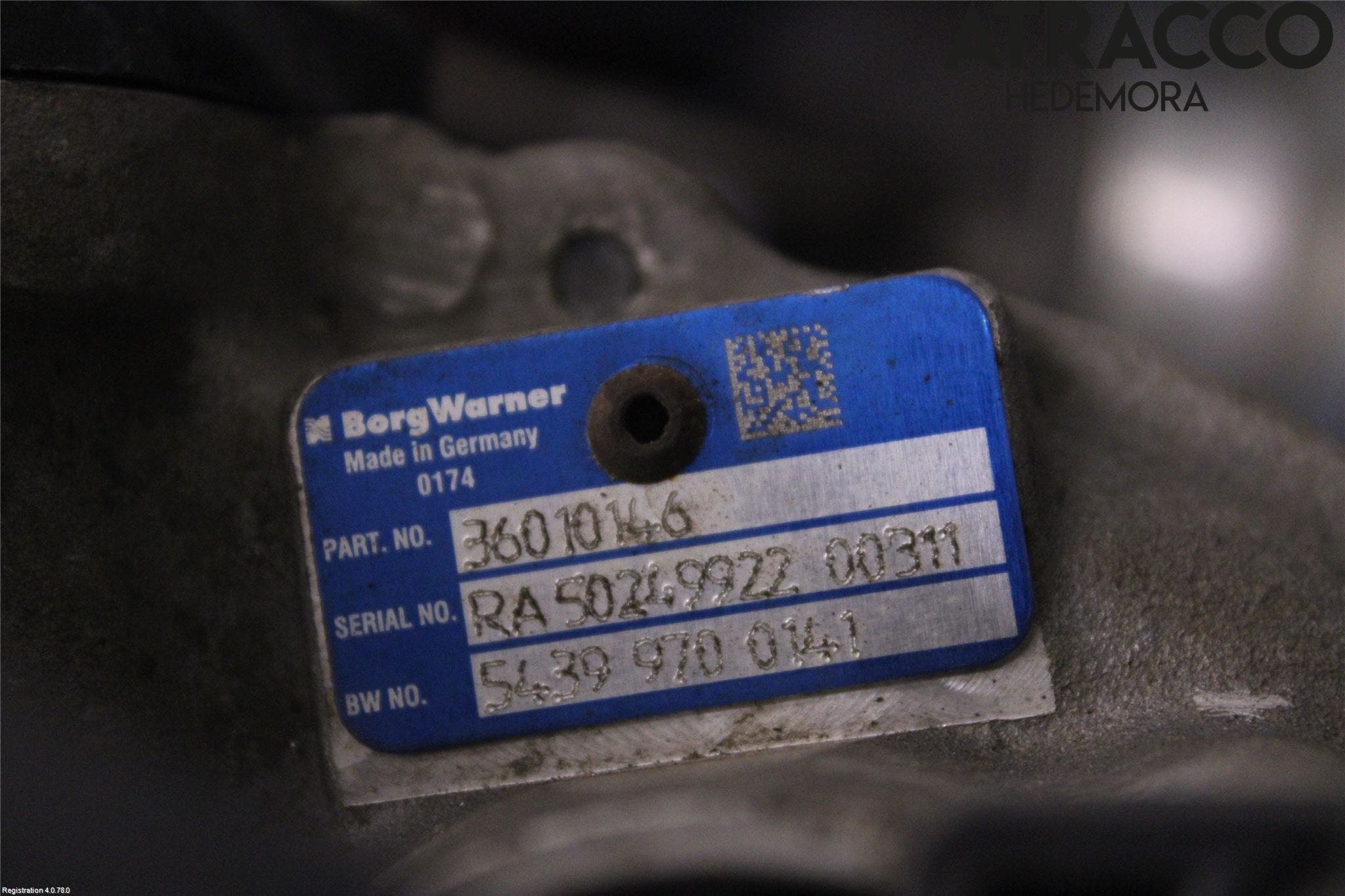 Volvo V70 14-16 Turboaggregat