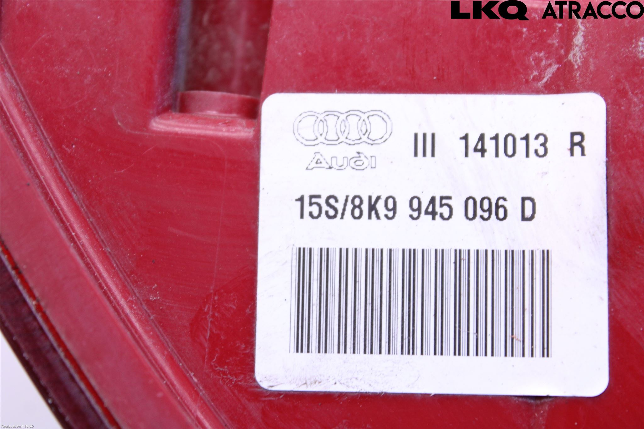 Audi A4 12-15 Bakljus Höger