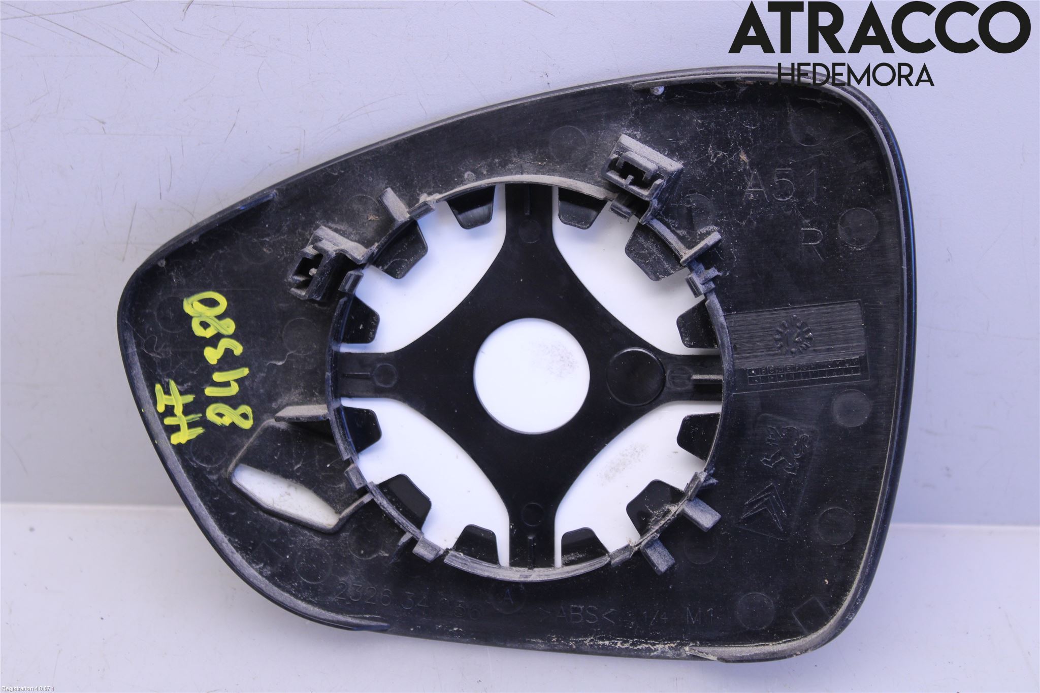 Citroen C3 10-17 Spegelglas Hö