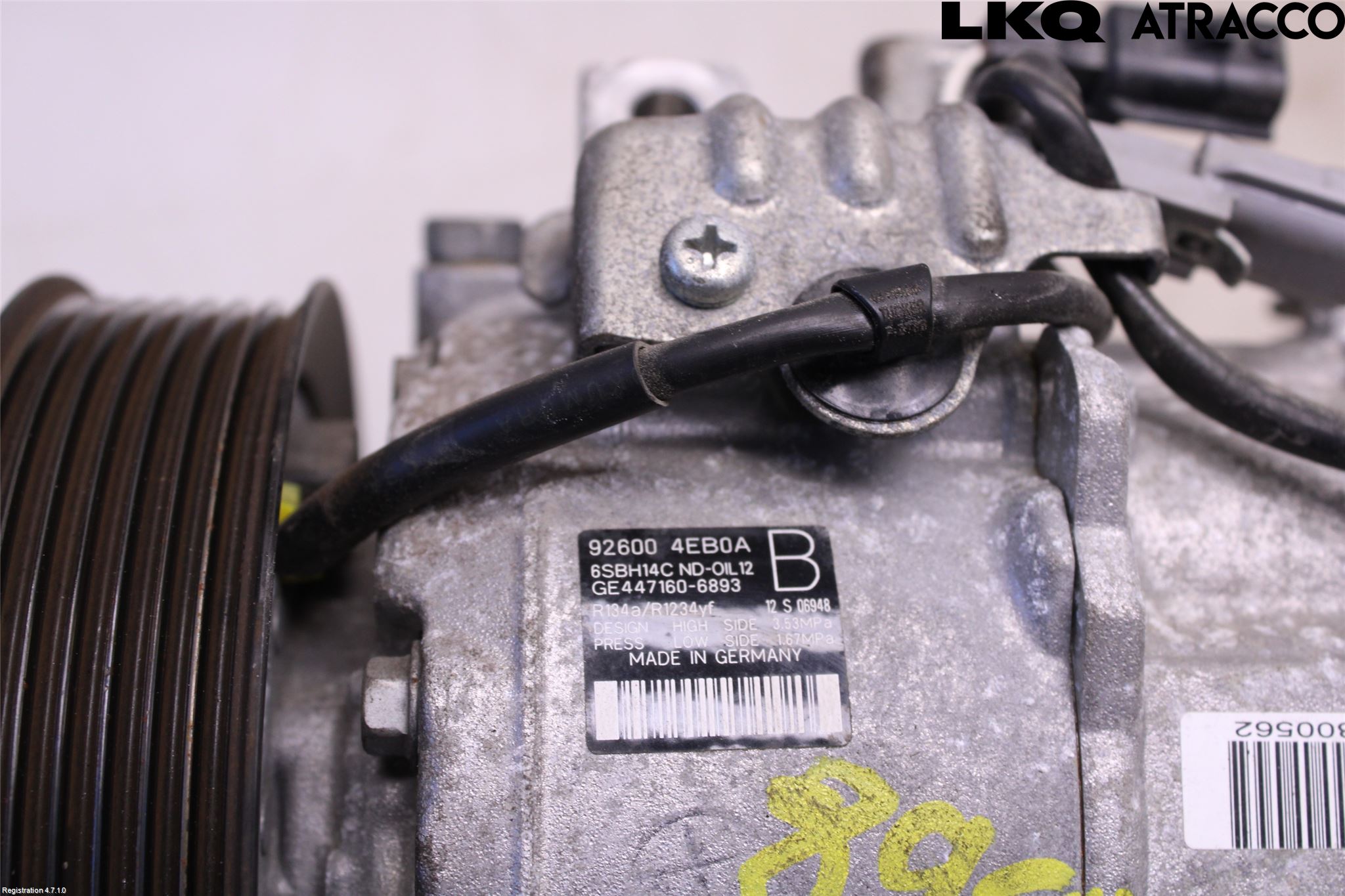 Nissan QASHQAI 14-17 Ac Kompressor