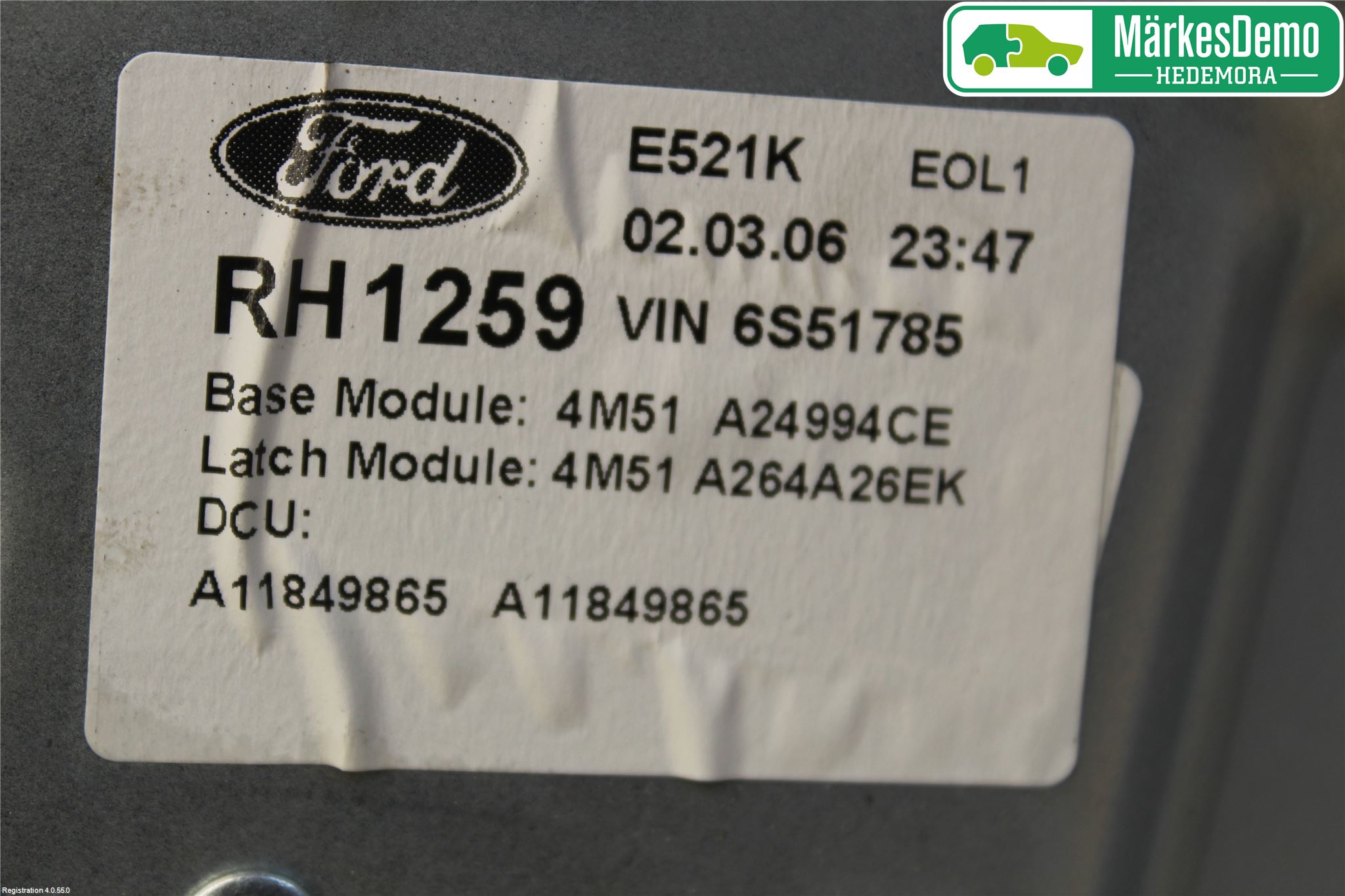Ford FOCUS     04-07 Fönsterhissmekanism