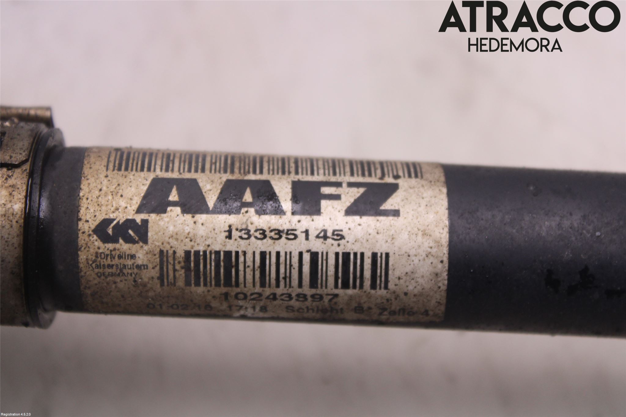 Opel ASTRA J 10-15 Drivaxel Fram Vänster