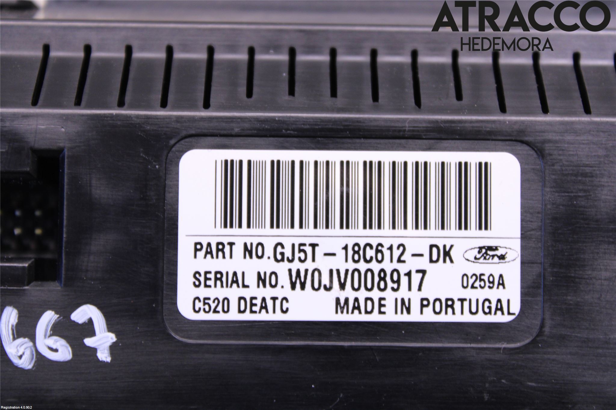 Ford KUGA 17-19 Ac Styrenhet Ac Manöveren