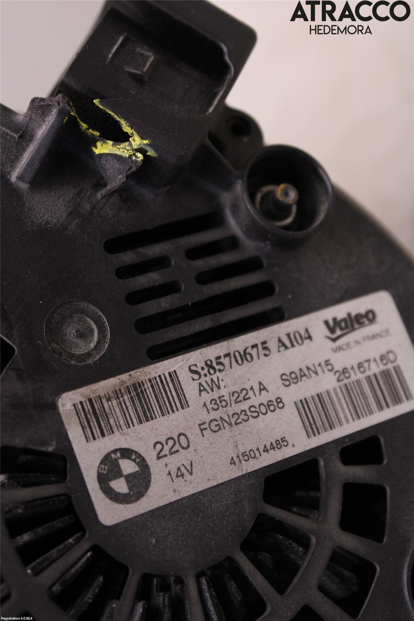 BMW 3 GT F34 13-19 Generator