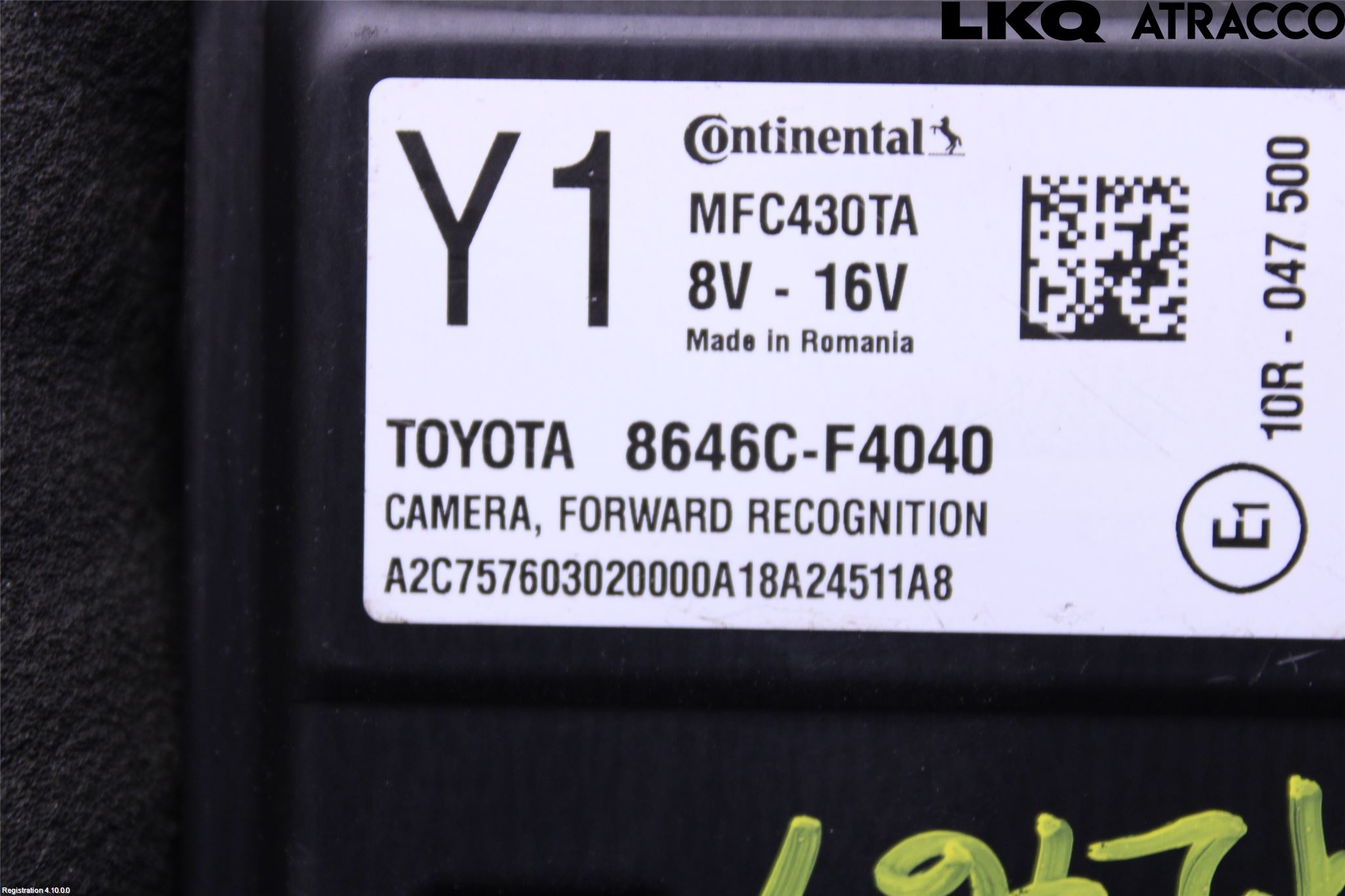 Toyota C-HR 16-23 Sensor Aktivt Kollisionsskydd