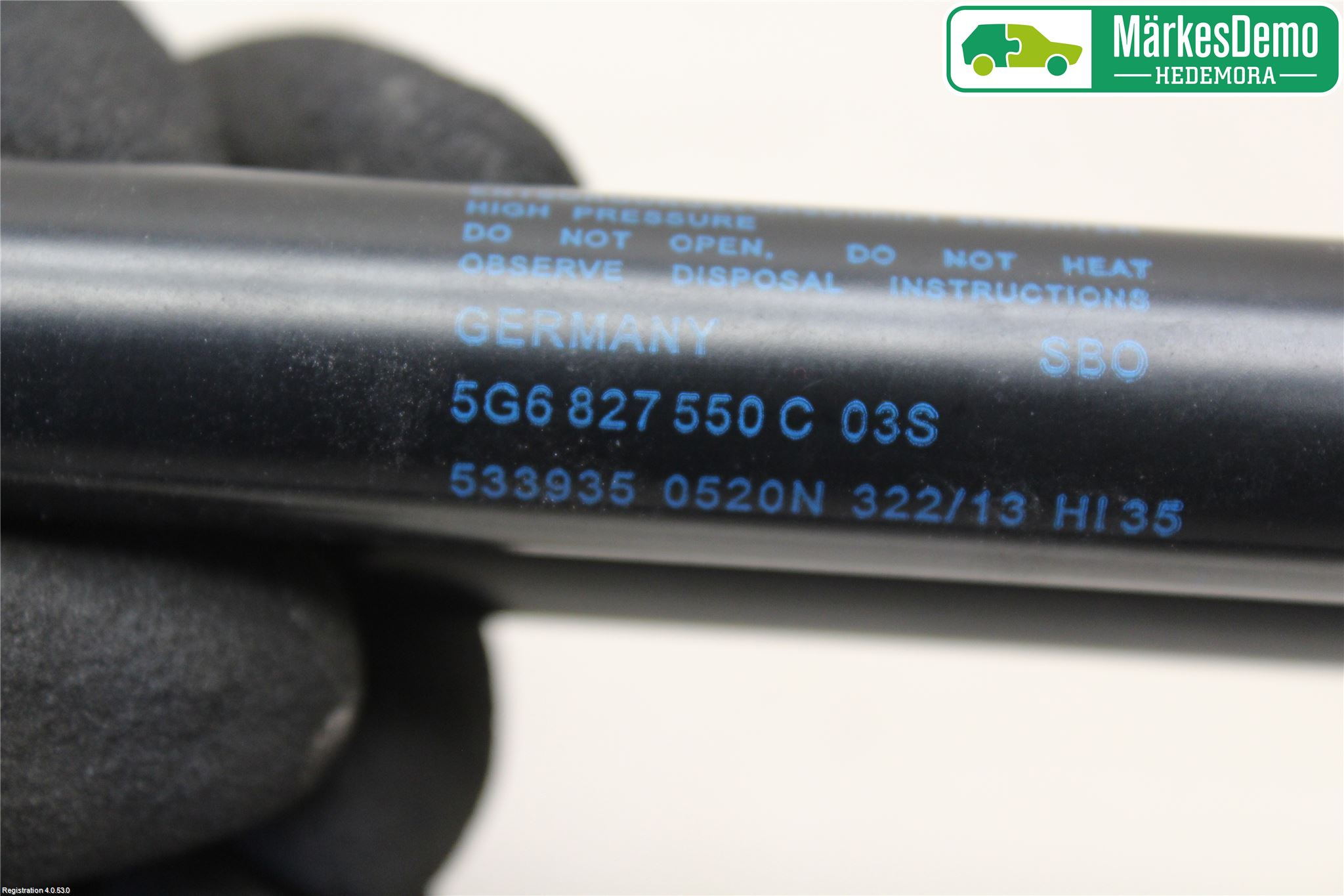 Volkswagen VW GOLF / E-GOLF VII 13-20 Gasfjäder Baklucka