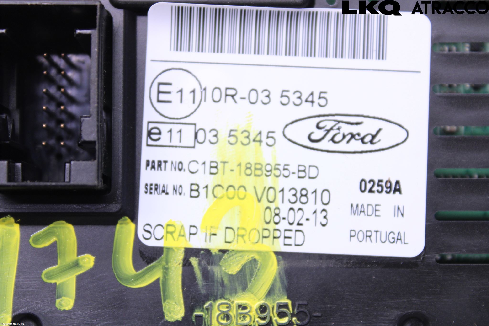 Ford B-MAX 12-17 Färddator