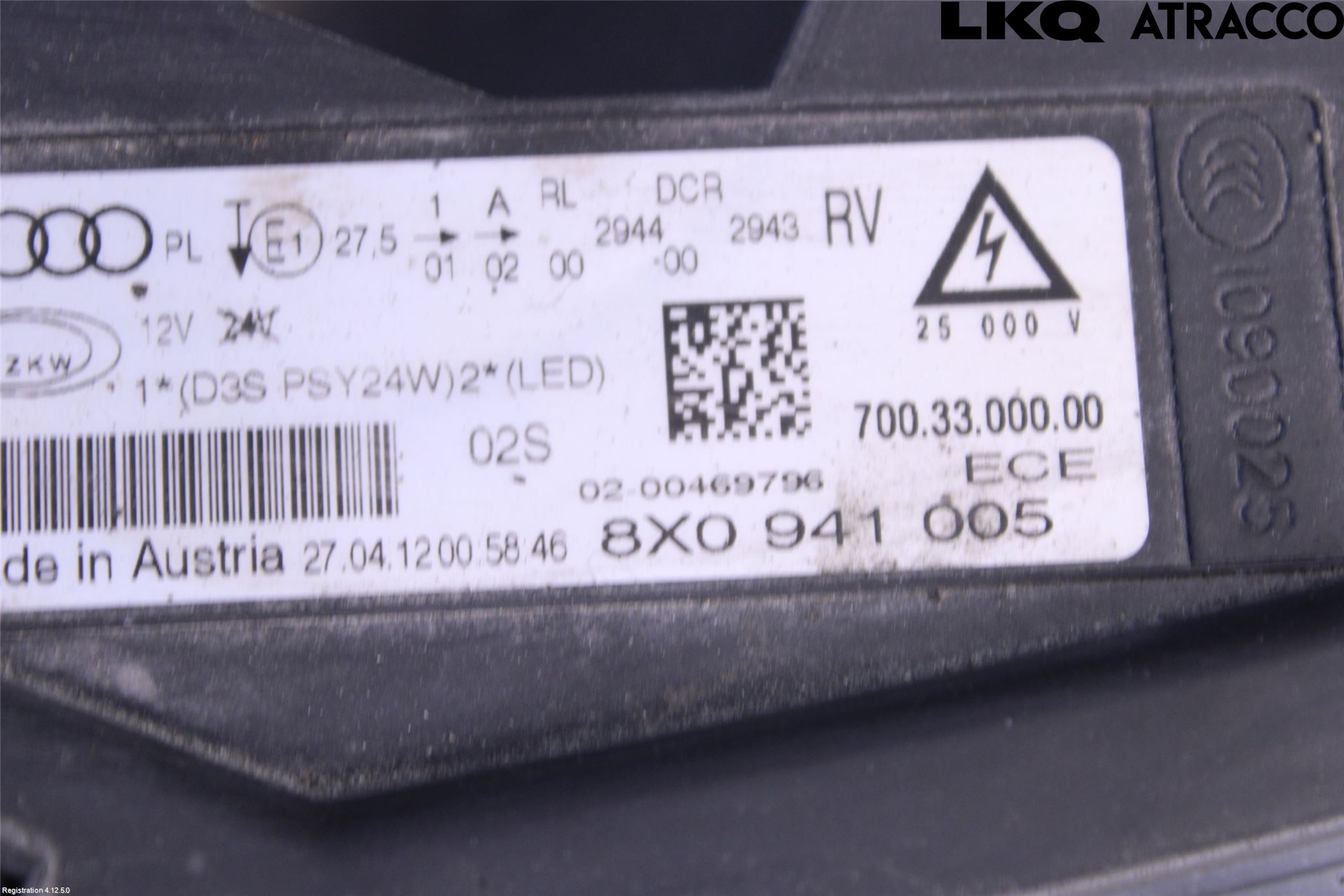 Audi A1/S1 11-18 Strålkastare Vänster