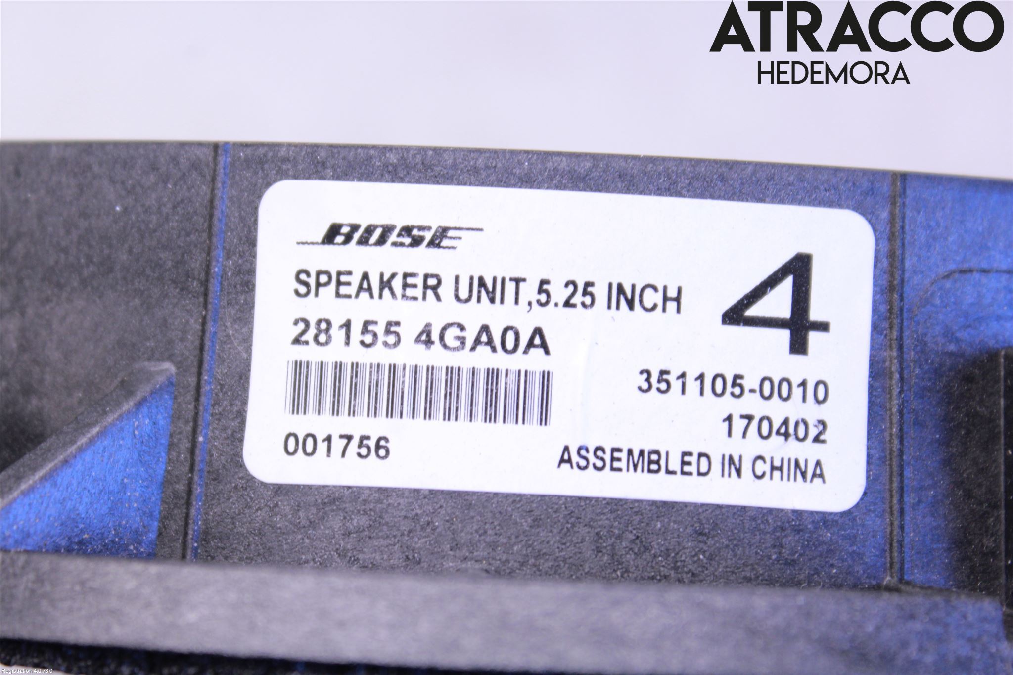 Nissan QASHQAI 17-21 Högtalare