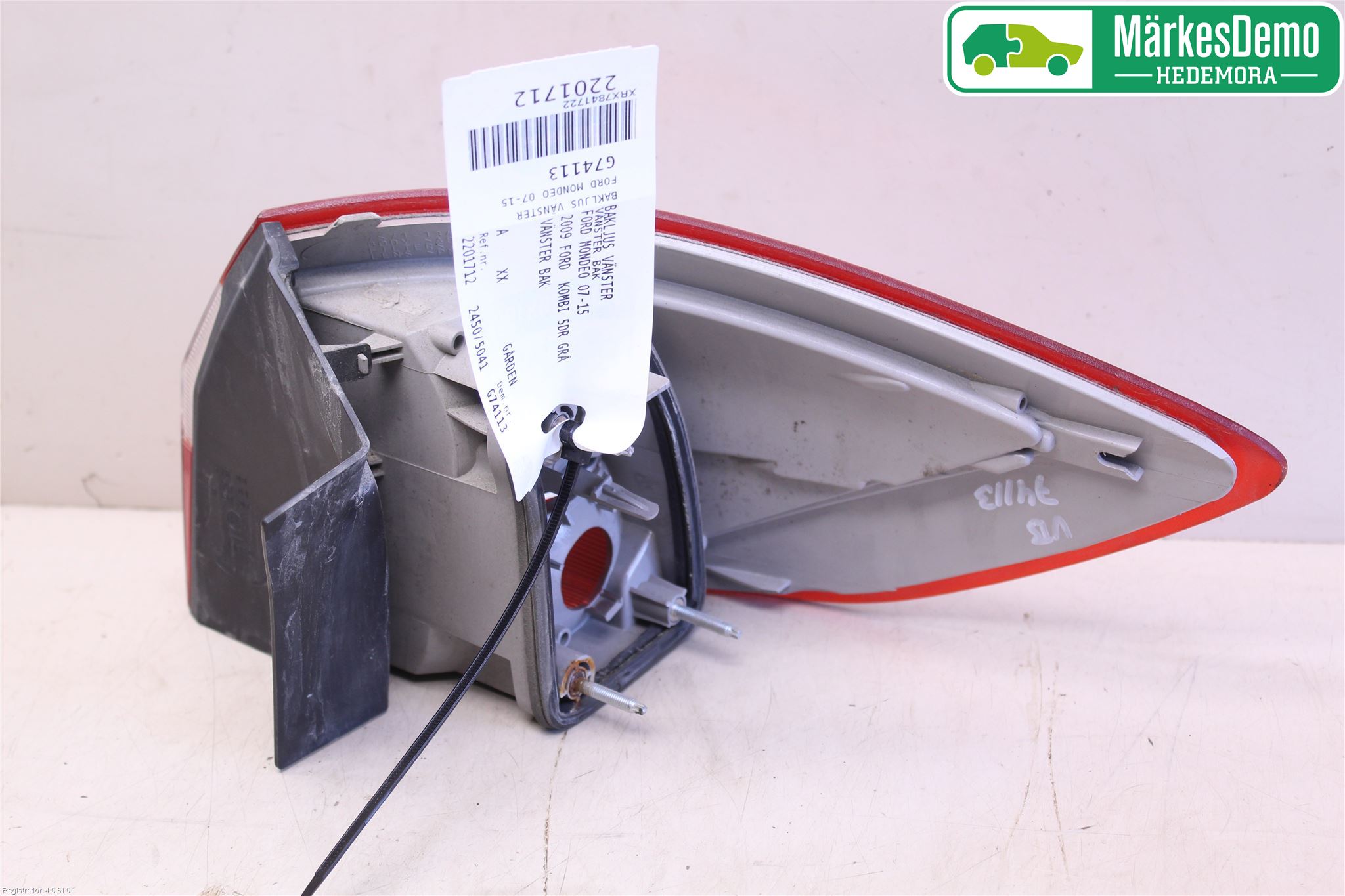 Ford MONDEO 07-15 Bakljus Vänster