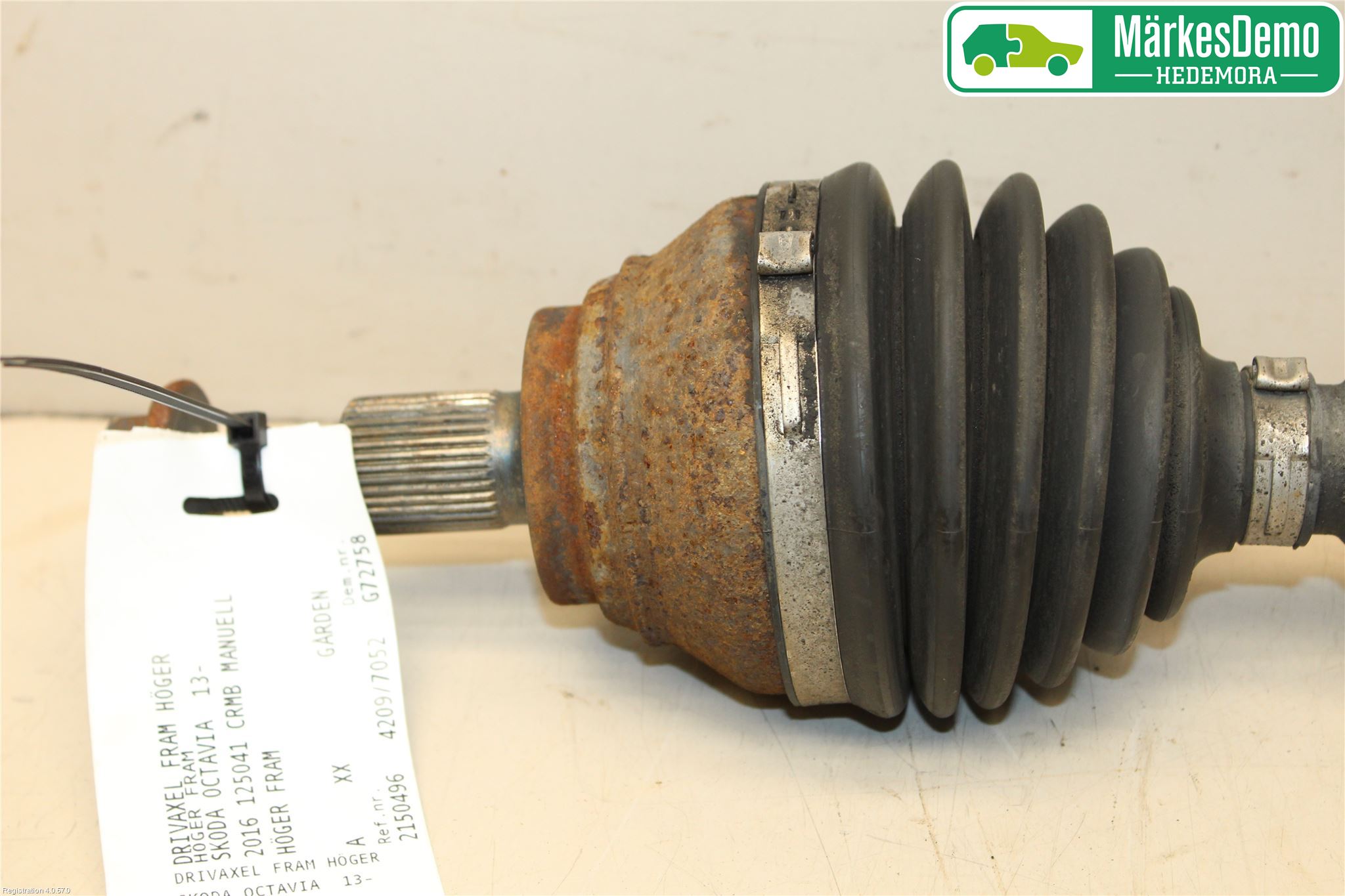 Skoda OCTAVIA (5E) 13-20 Drivaxel Fram Höger