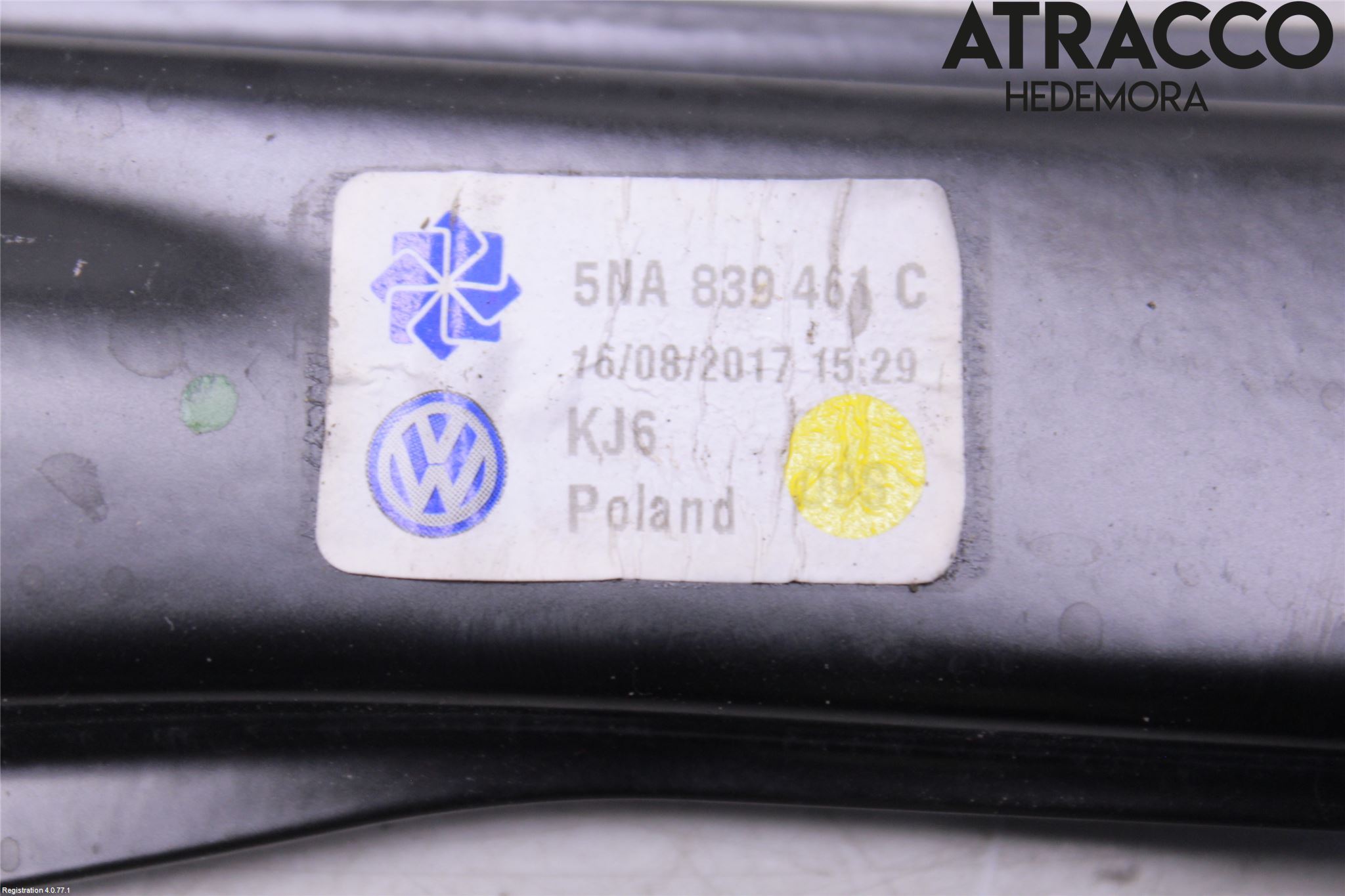 Volkswagen VW TIGUAN 16-24 Fönsterhiss El Kompl