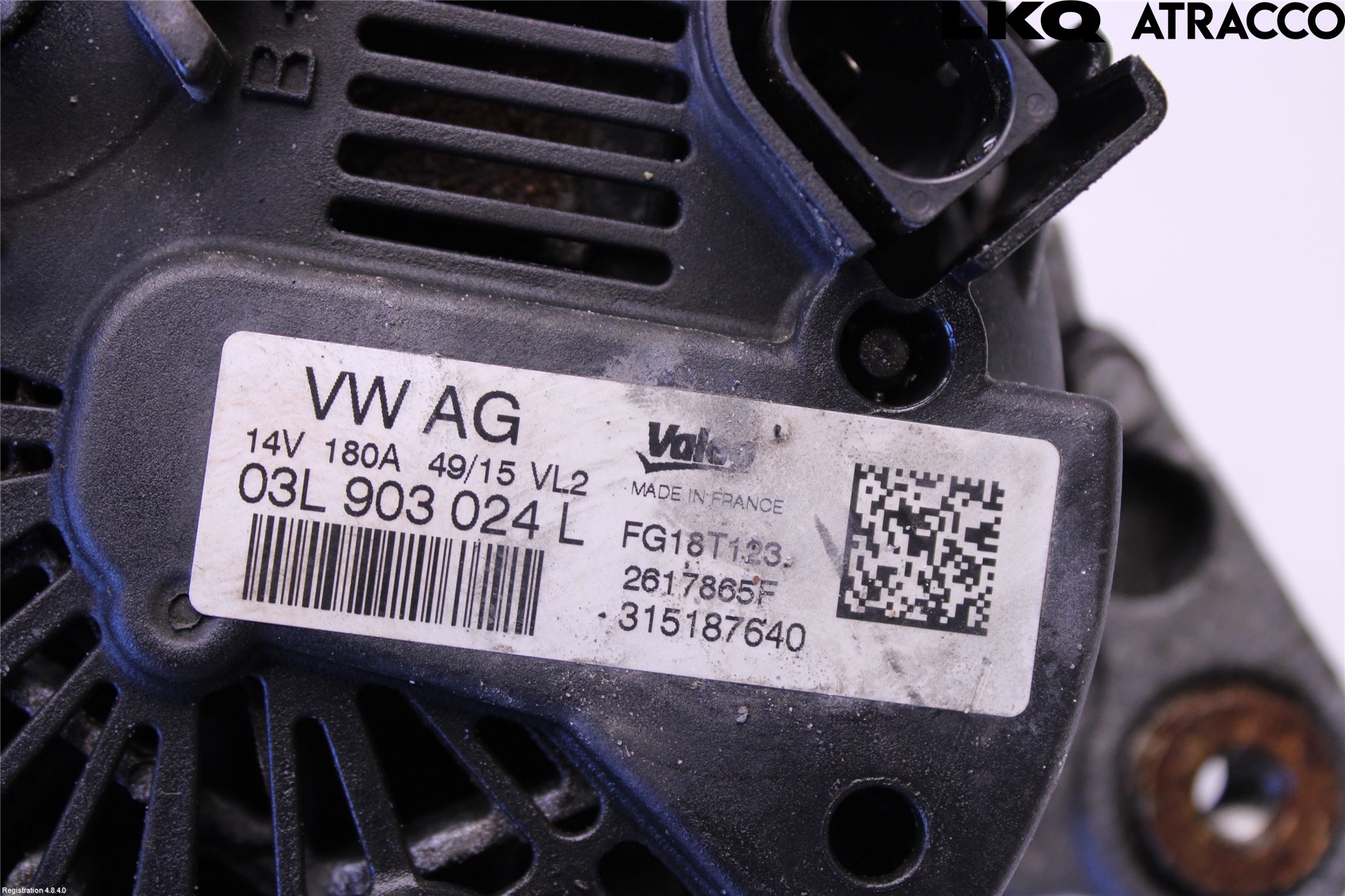 Volkswagen VW TRANSP/CARAVELLE (T6) 16-22 Generator