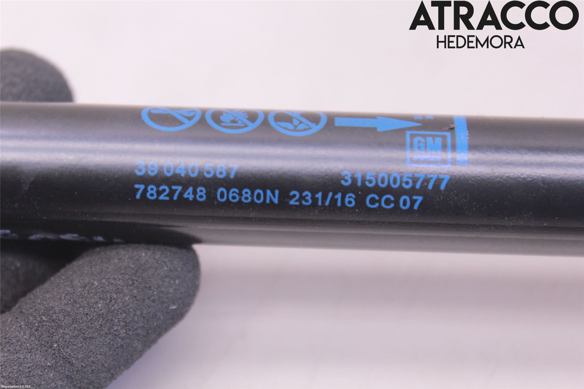 Opel ZAFIRA C 12-19 Gasfjäder Baklucka