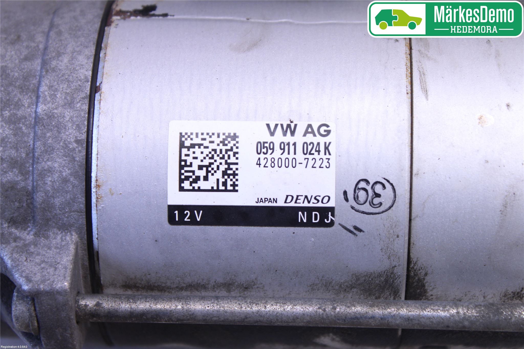 Volkswagen VW TOUAREG 7P 11-18 Startmotor Diesel