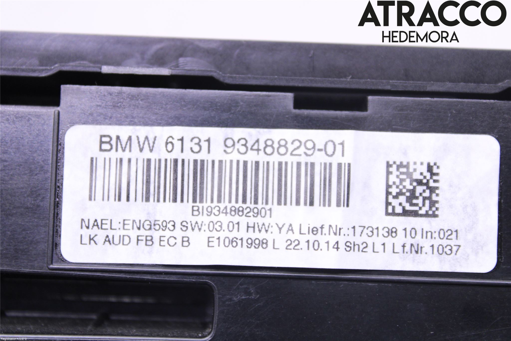 BMW 3 GT F34 13-19 Ac Styrenhet Ac Manöveren