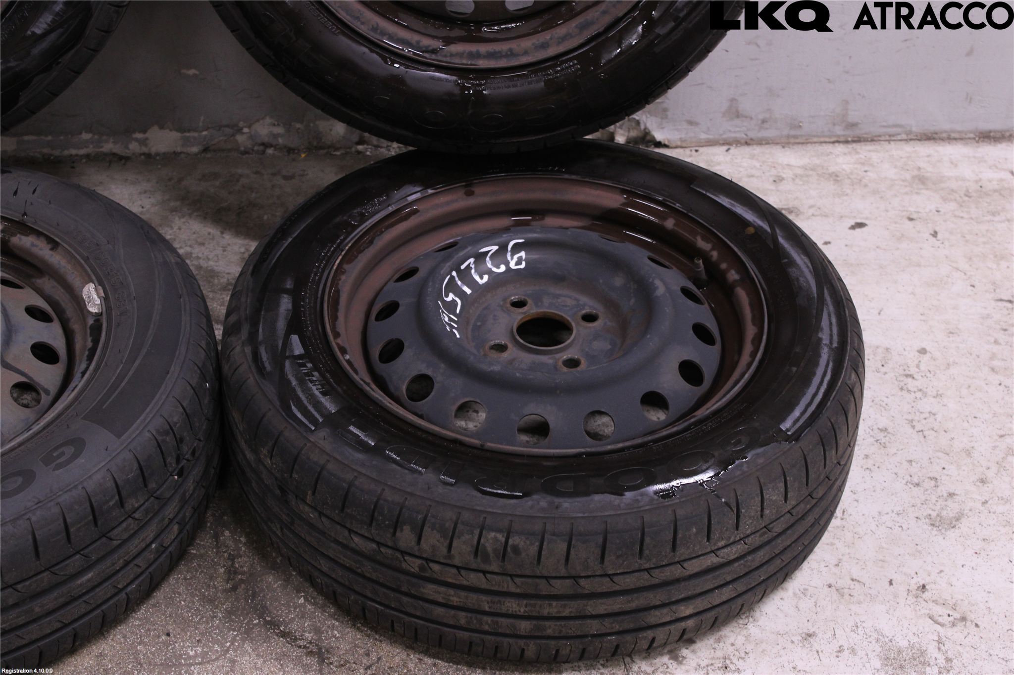 Toyota COROLLA 02-07 Sommardäck Plåtfälg 4St