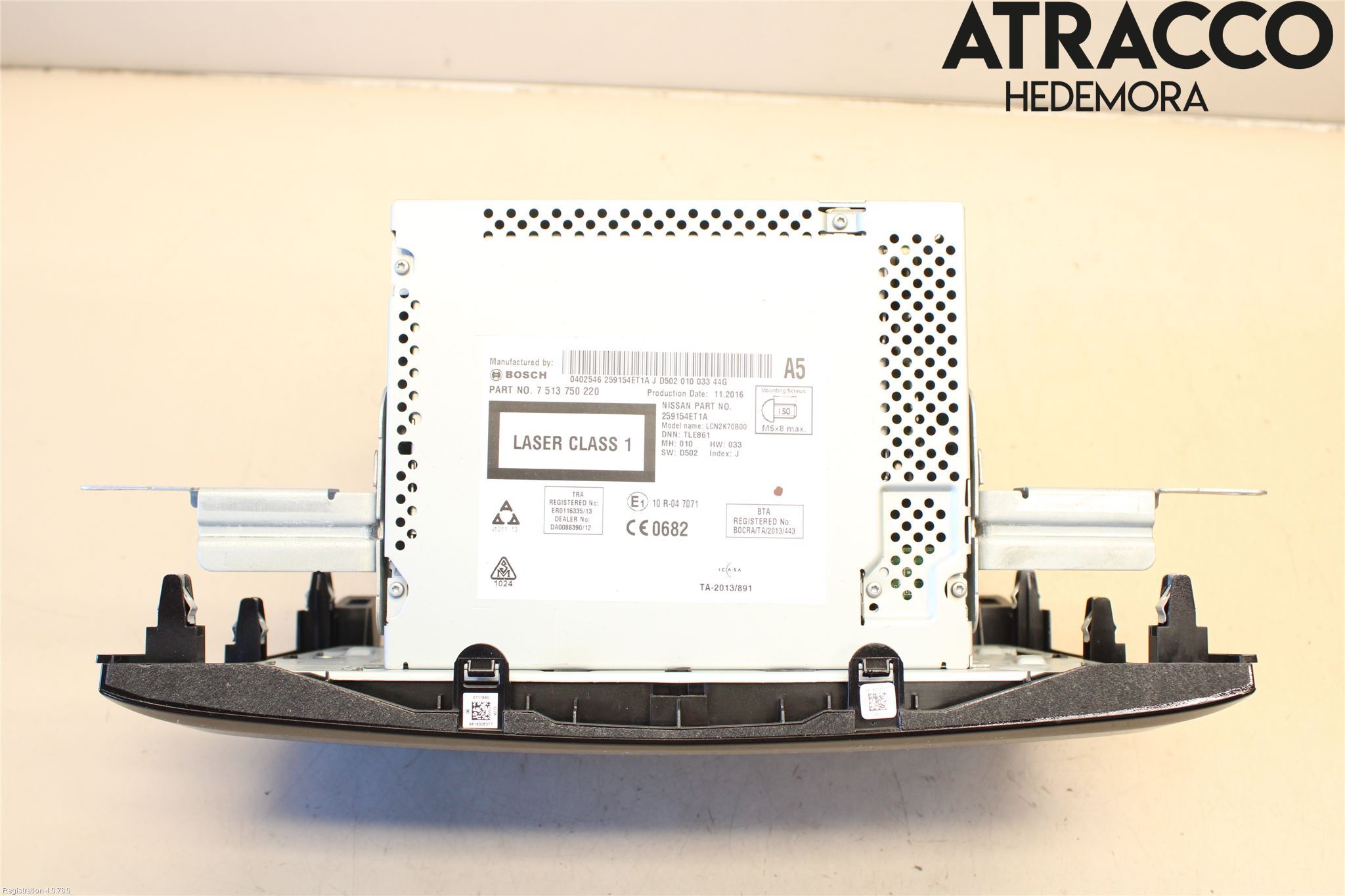 Nissan QASHQAI 14-17 Cd Radio - Multimediapanel