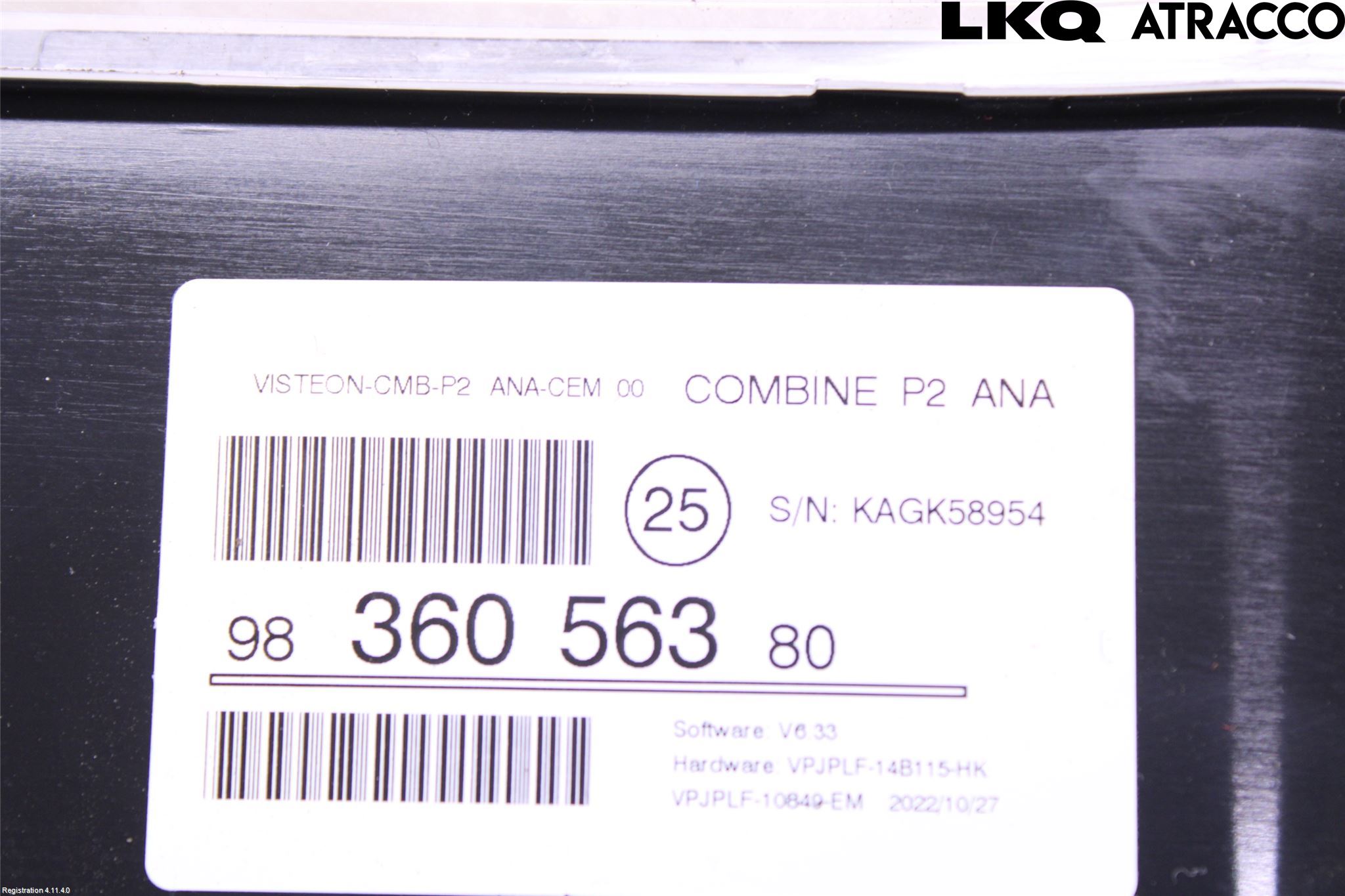 Peugeot 208/E-208 20- Instrument Komb