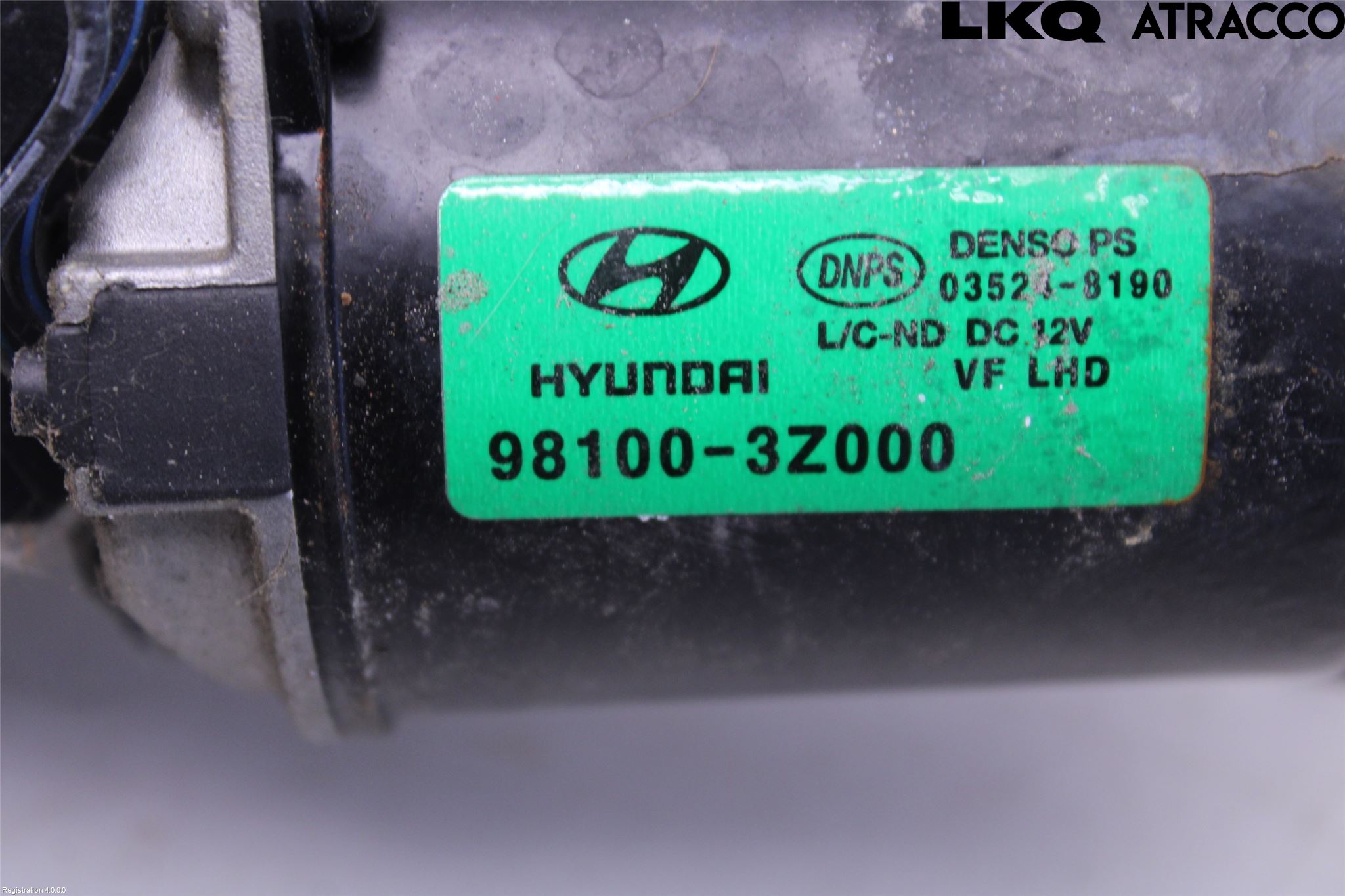 Hyundai i40 08-15 Torkarmotor Vindruta