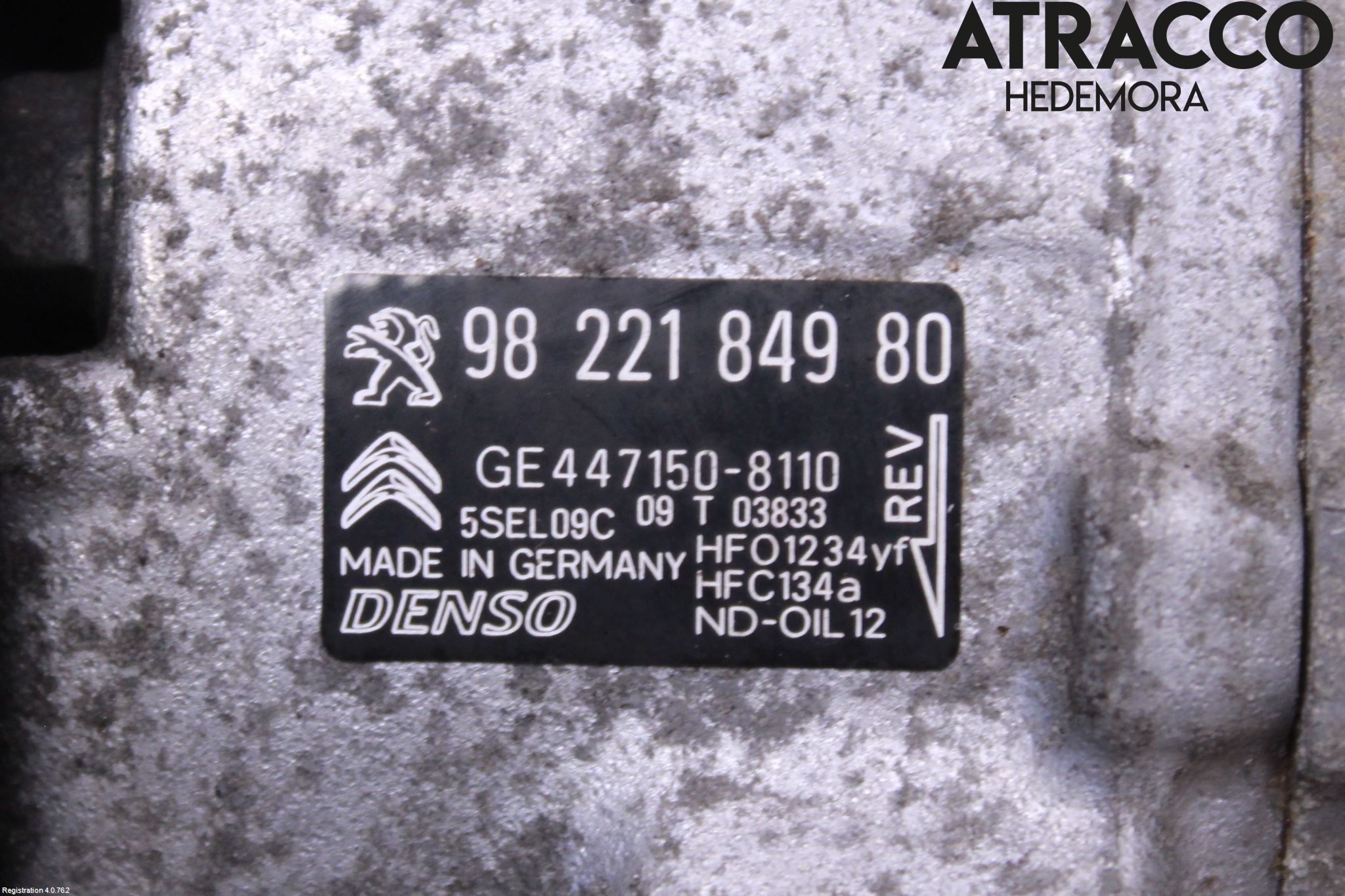 Citroen C3 10-17 Ac Kompressor