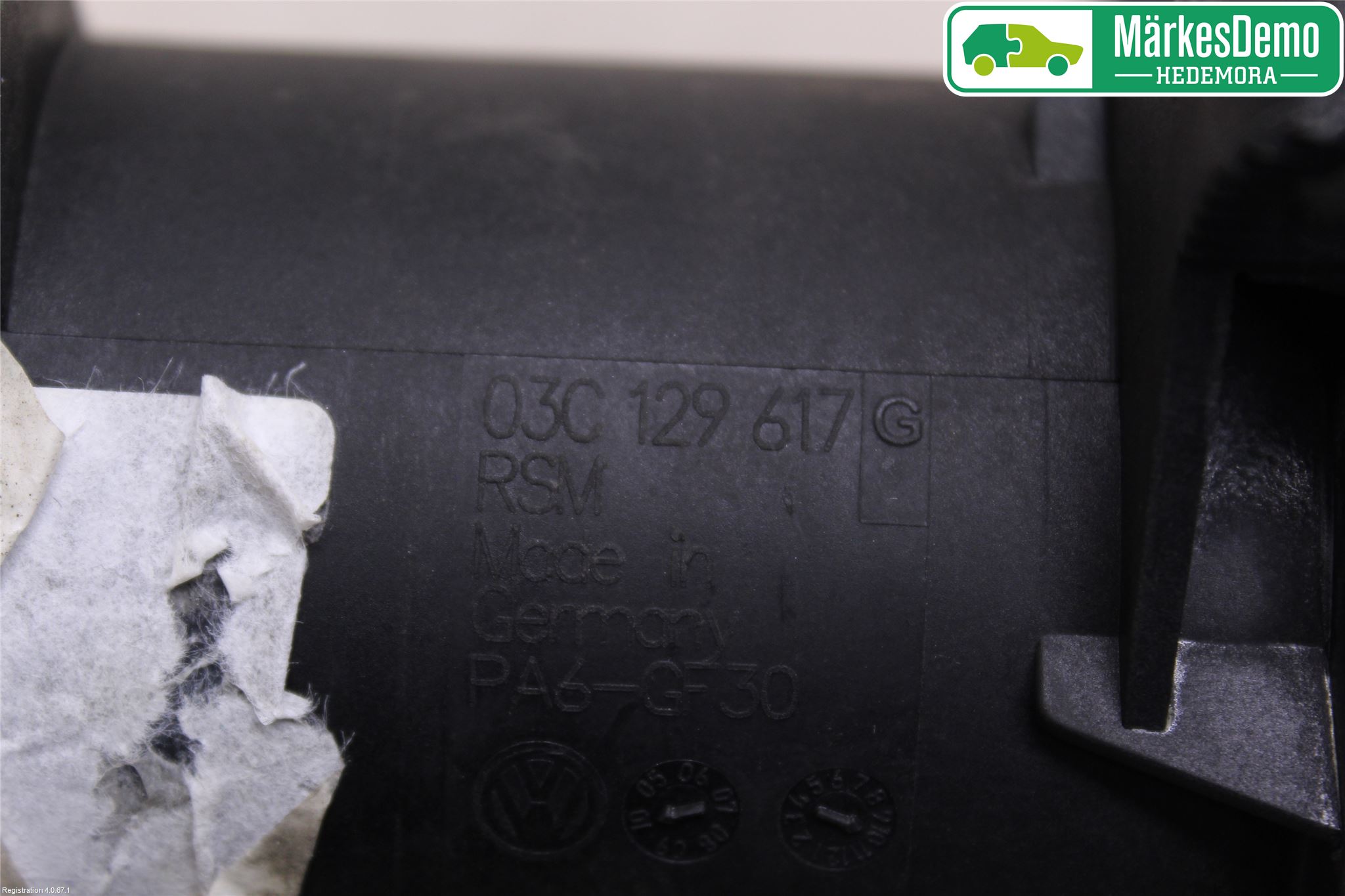 Volkswagen VW SCIROCCO 09-17 Laddluft-Intercoolerrör