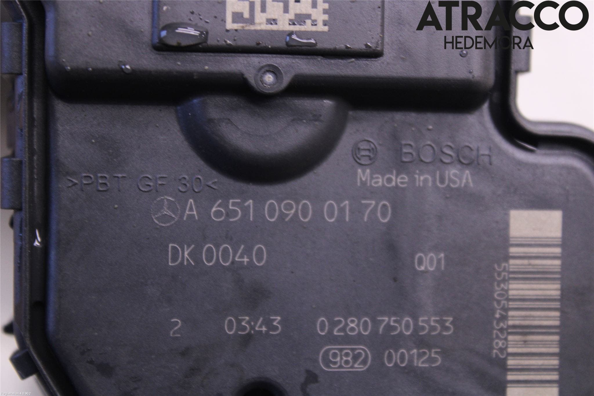 Mercedes-Benz MB C-KLASS (W204) 07-15 Injspjällhus