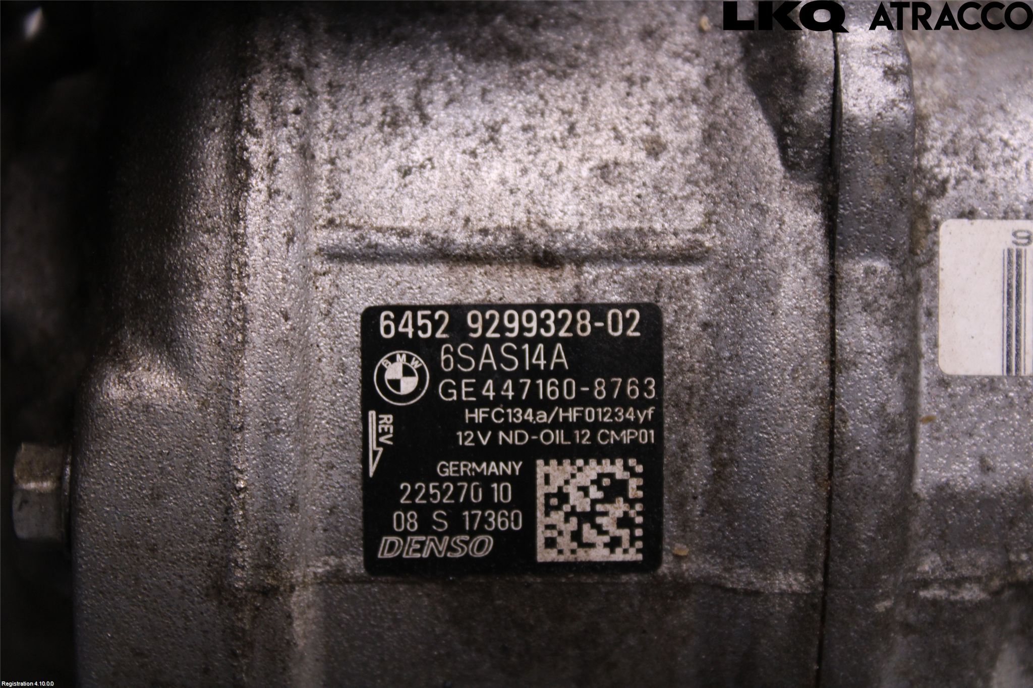 BMW 3 F30/F31/F80 12-19 Ac Kompressor