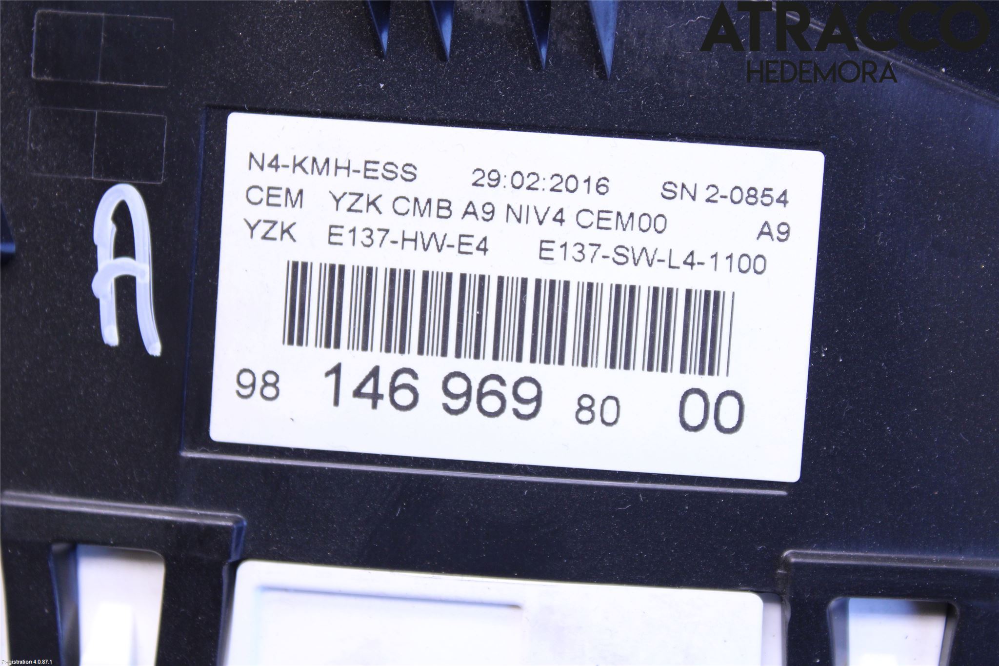 Peugeot 2008 13-20 Instrument Komb