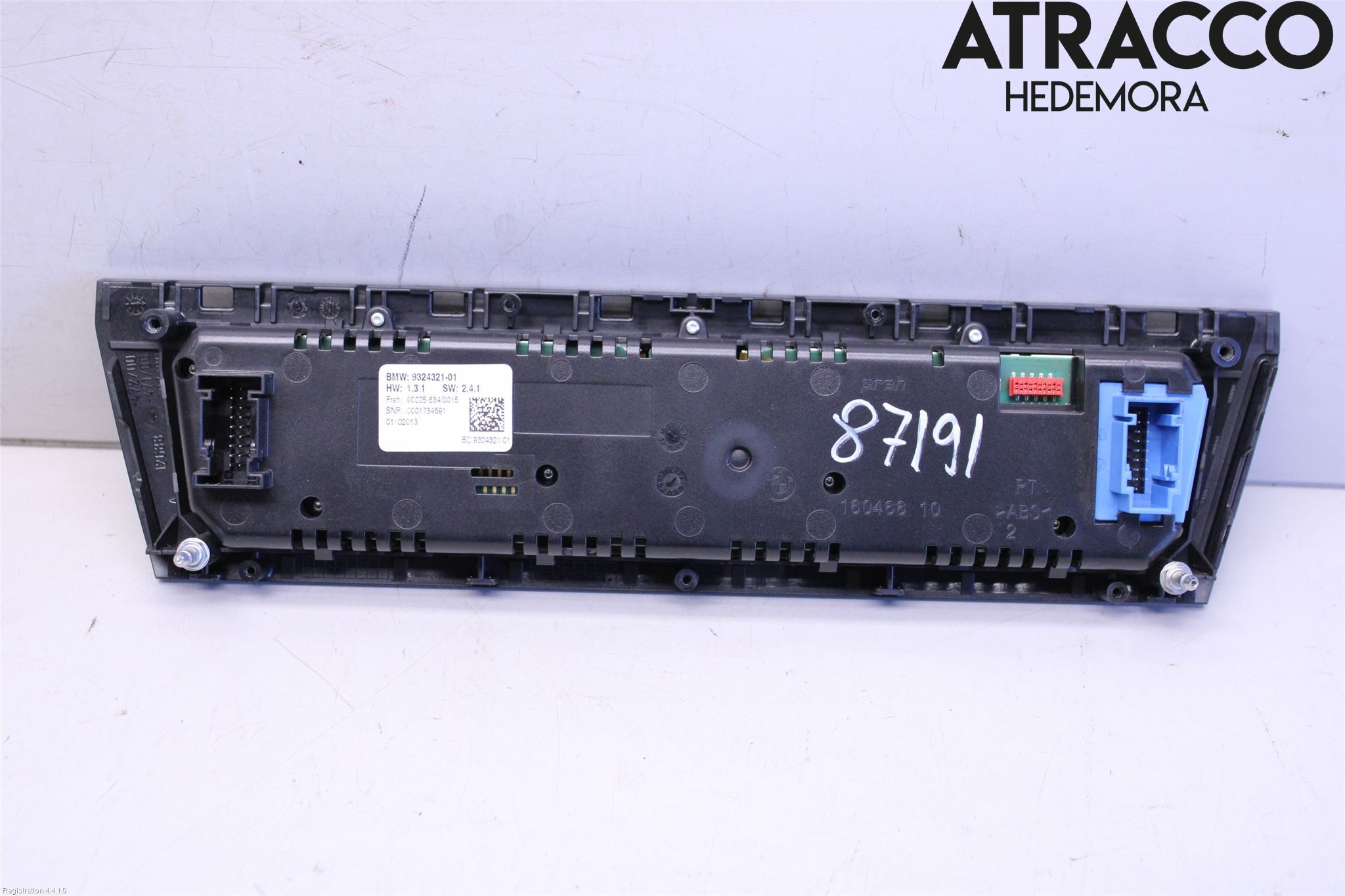 BMW 5 F10/F11/F18 09-17 Ac Styrenhet Ac Manöveren